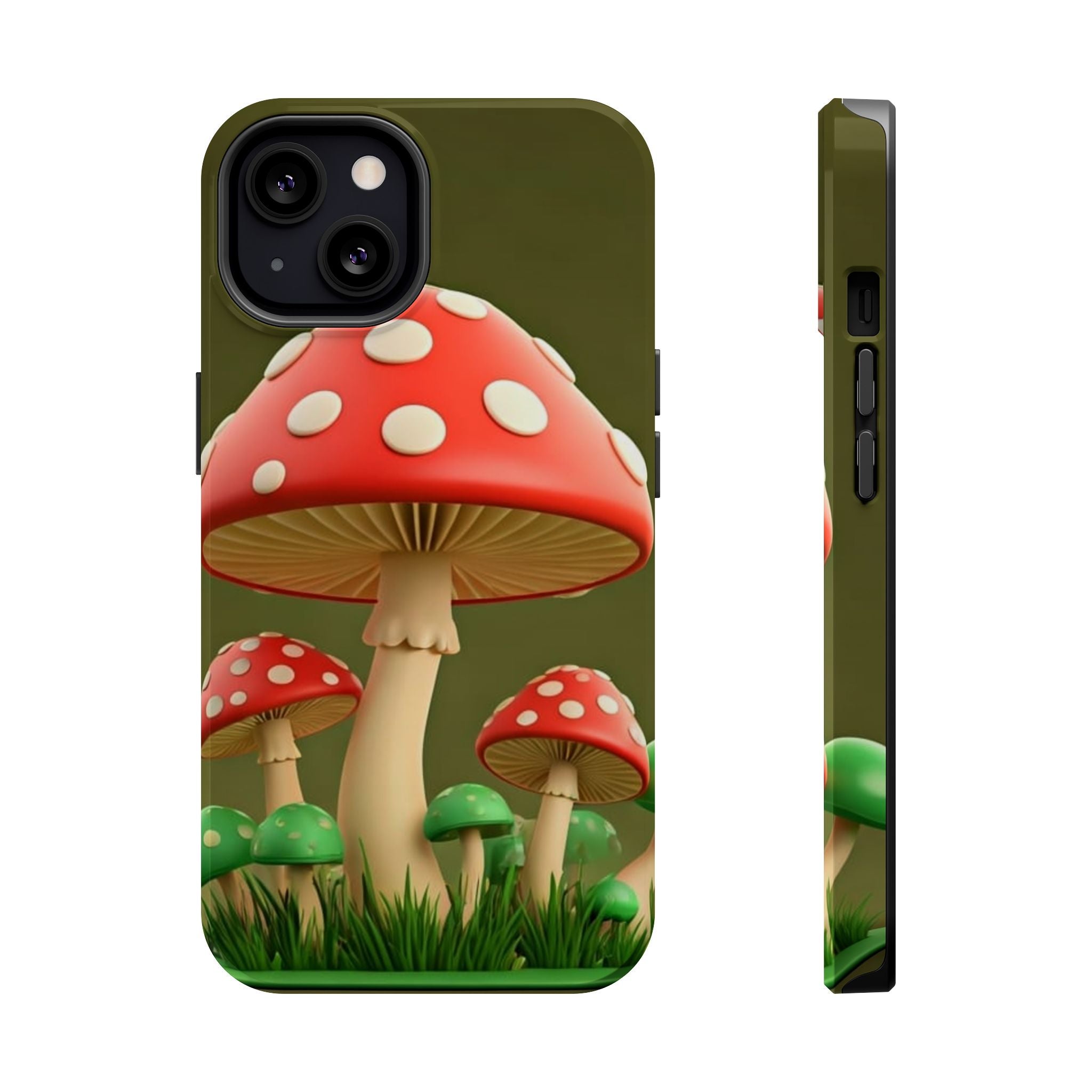 🍄🔥Golden Glow Mushroom Phone Case – Nature Meets Radiance" 🍄✨📱