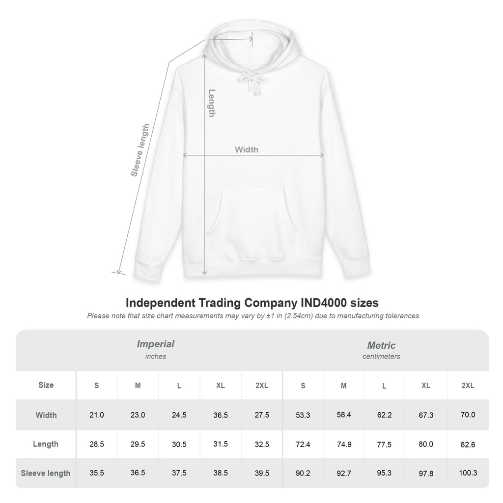 Mushroom Grove Hoodie — Vintage Toadstool Illustration Hooded Sweatshirt