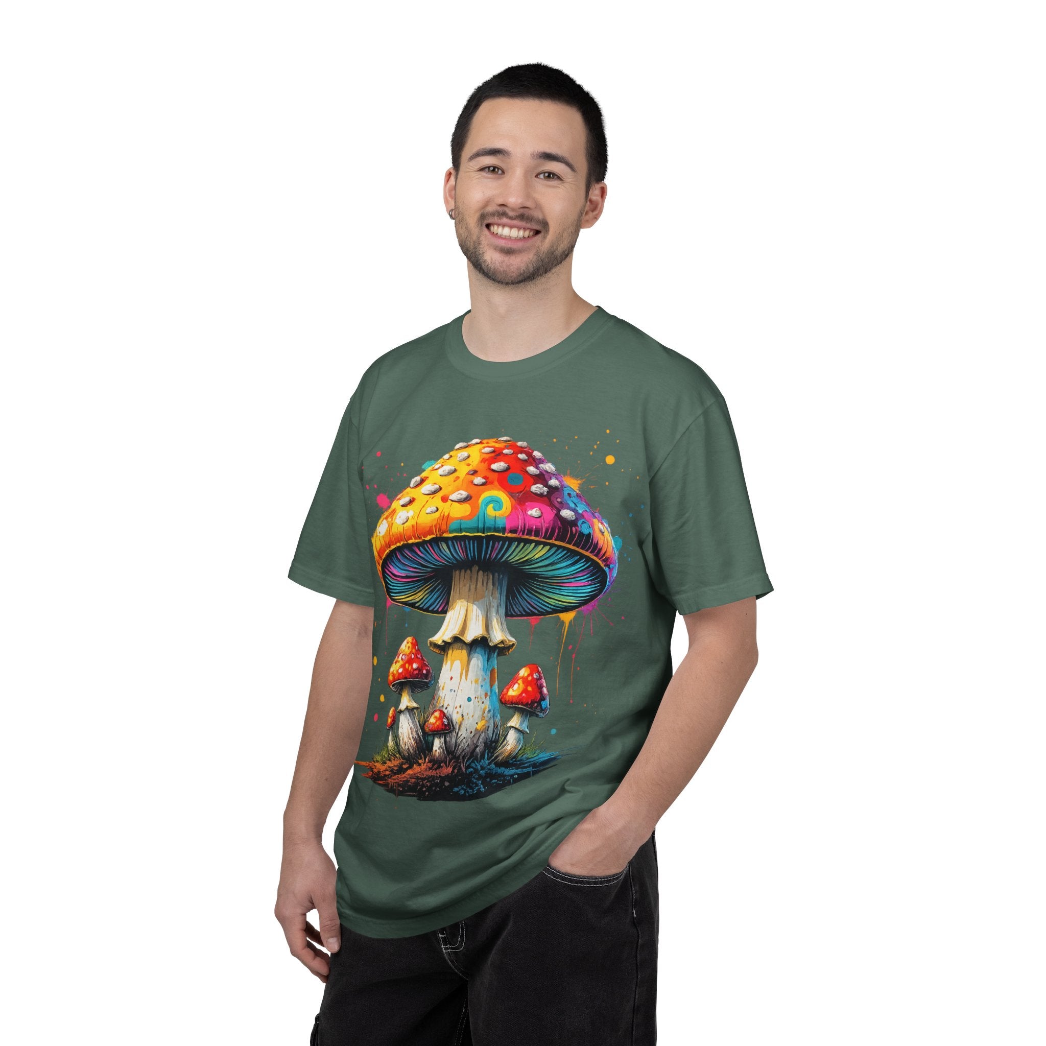 Lake Oswego Mushroom T-Shirt — Vintage Nature & Psychedelic Fungi Design