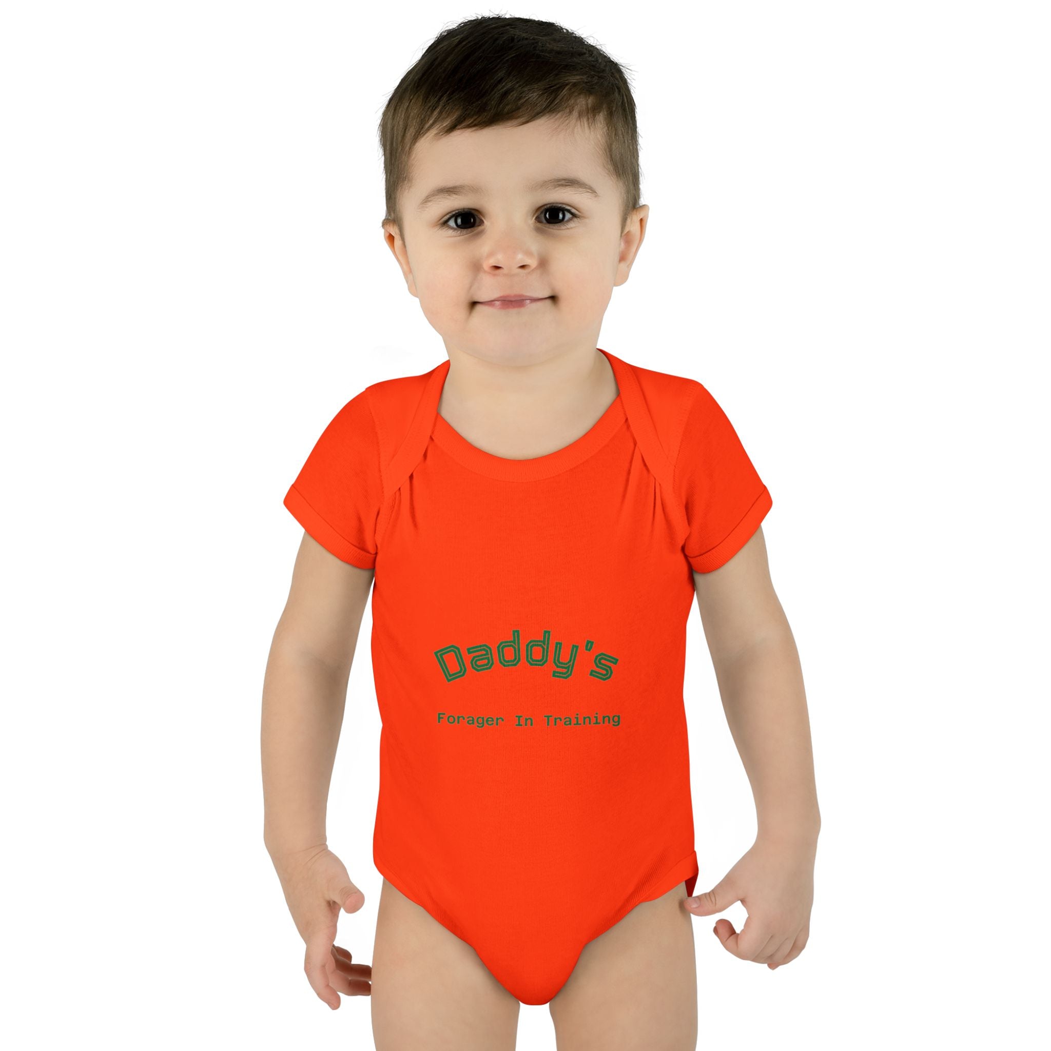 🍄👶 “Forest Friends” Baby Bodysuit One Piece