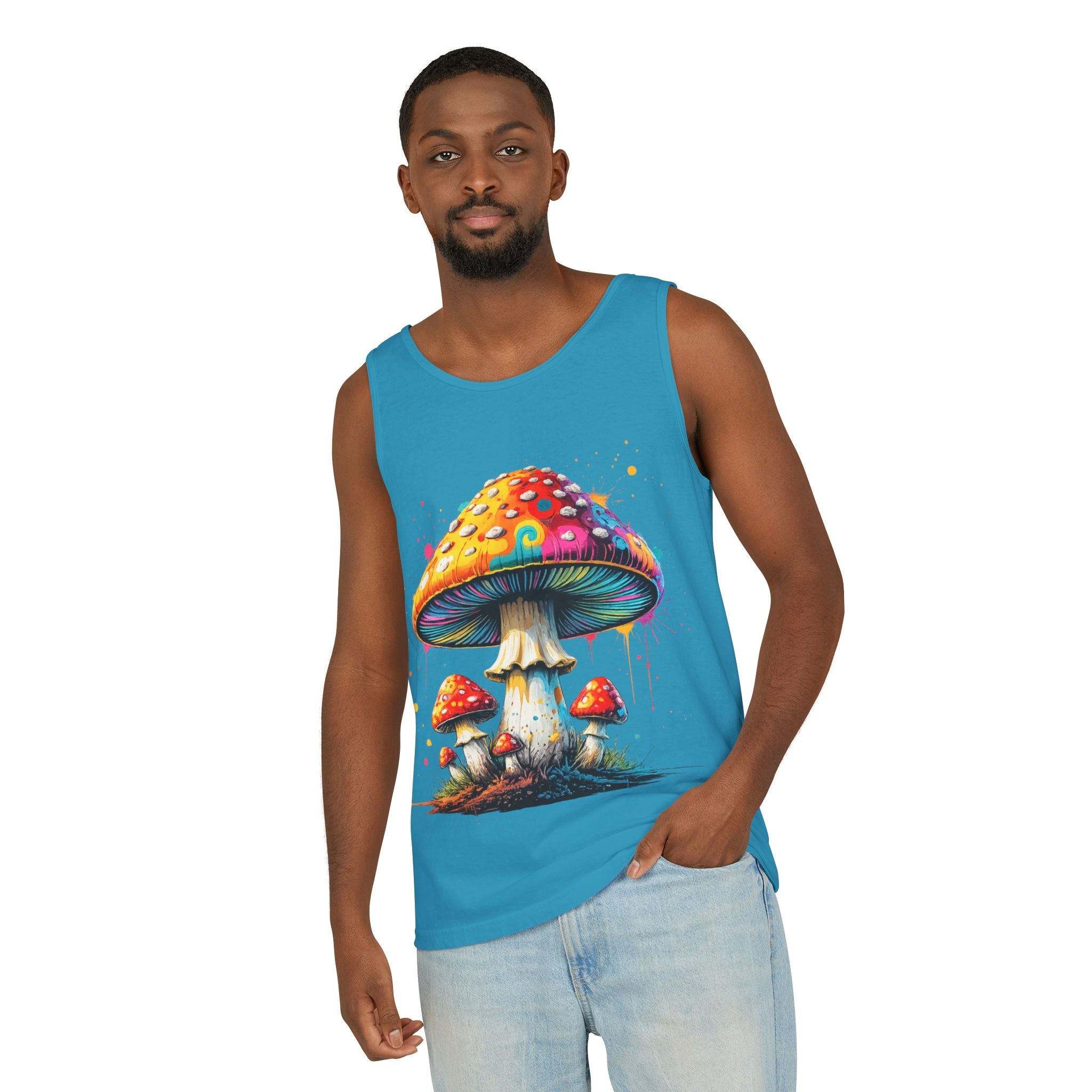 Mushroom Tank Top — Psychedelic & Portland Forest Graphic Tank