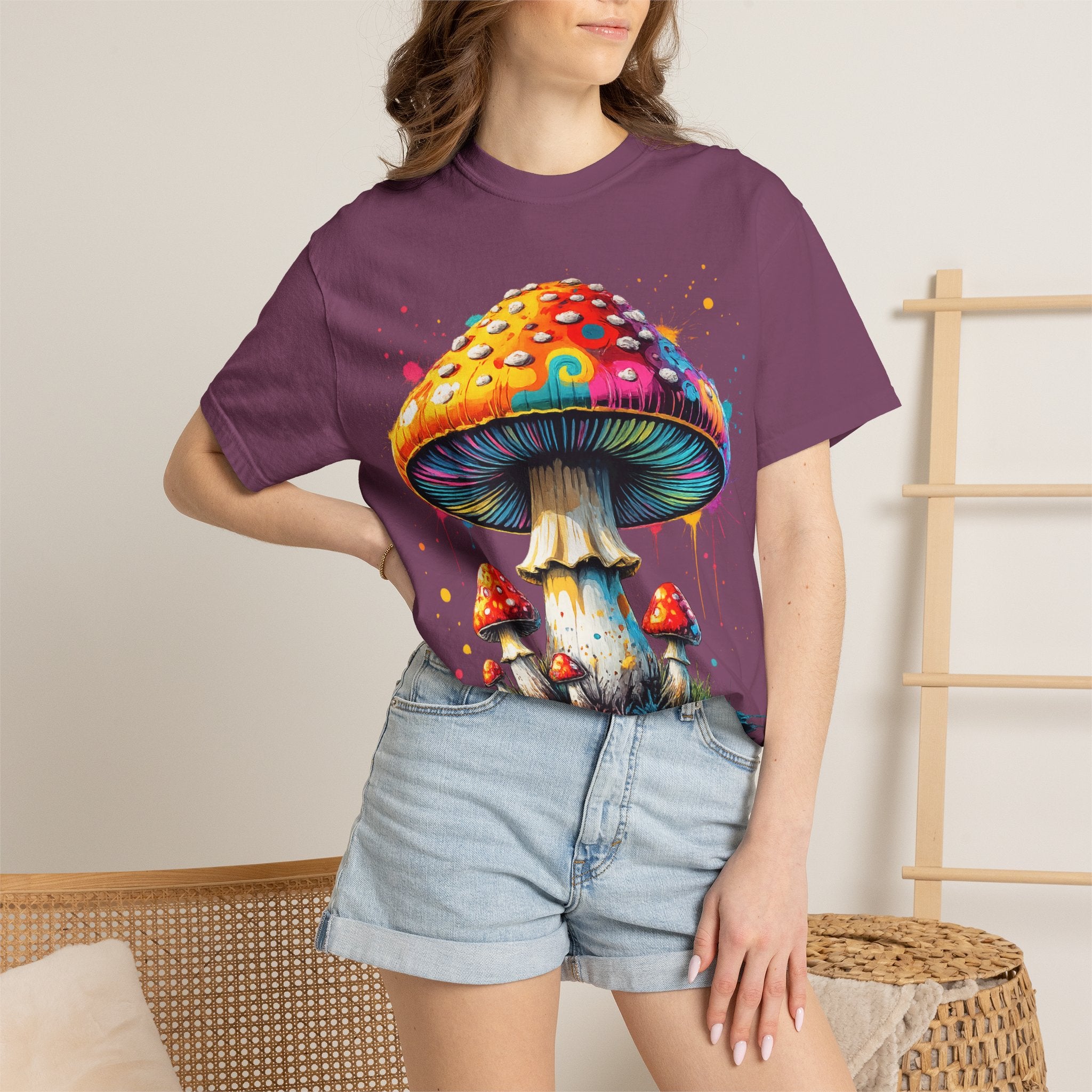 Lake Oswego Mushroom T-Shirt — Vintage Nature & Psychedelic Fungi Design