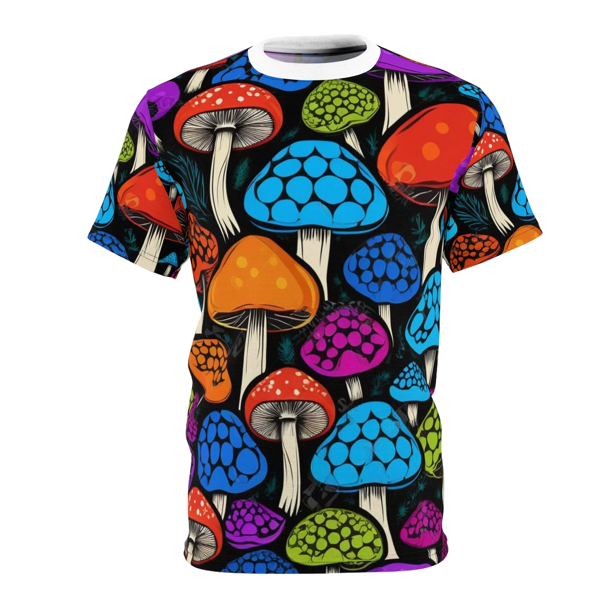 🌈🍄Electric Mycelium Tee – Chromatic Cap Collection🌈🍄