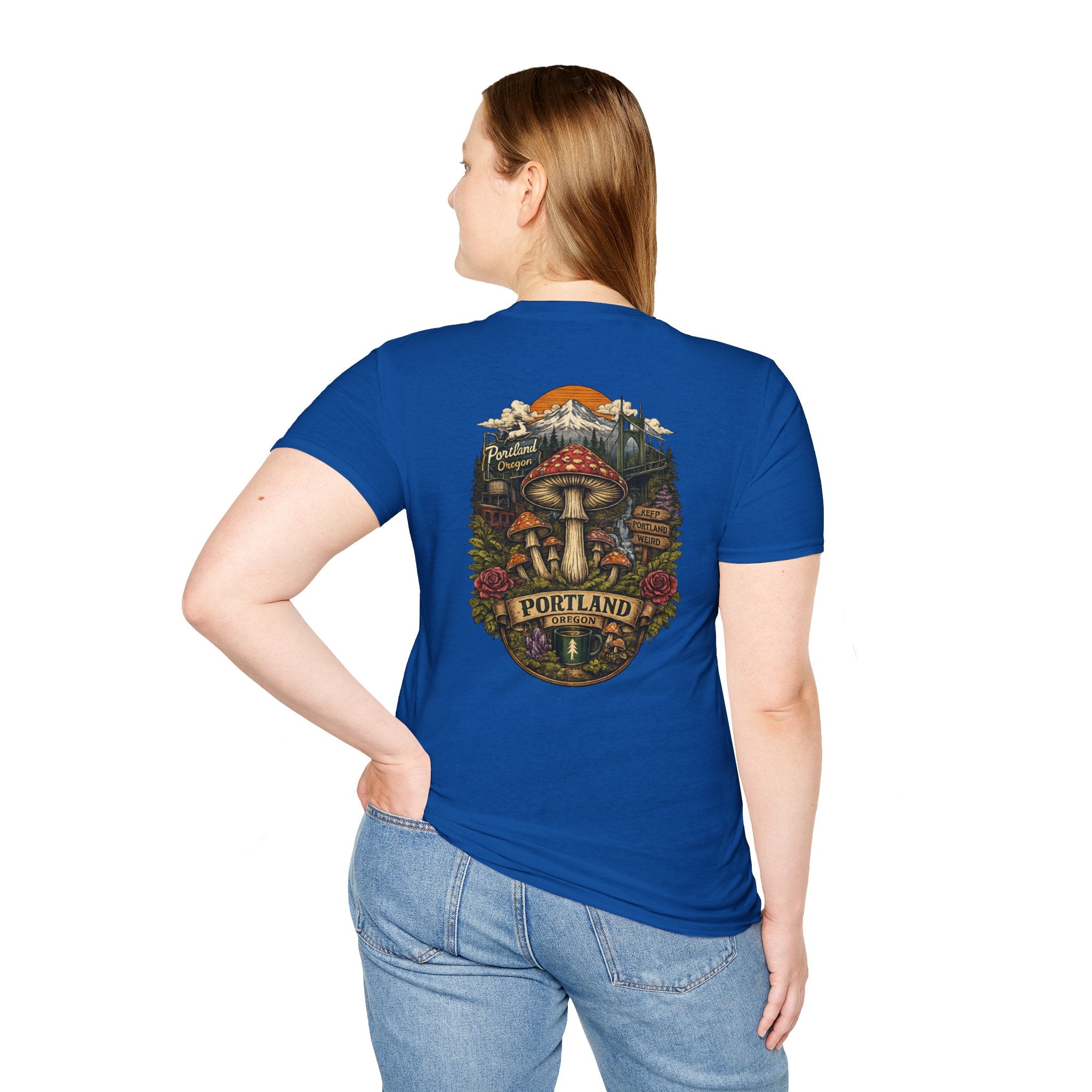 Mushroom Magic T-Shirt — Vintage Red Toadstool Illustration
