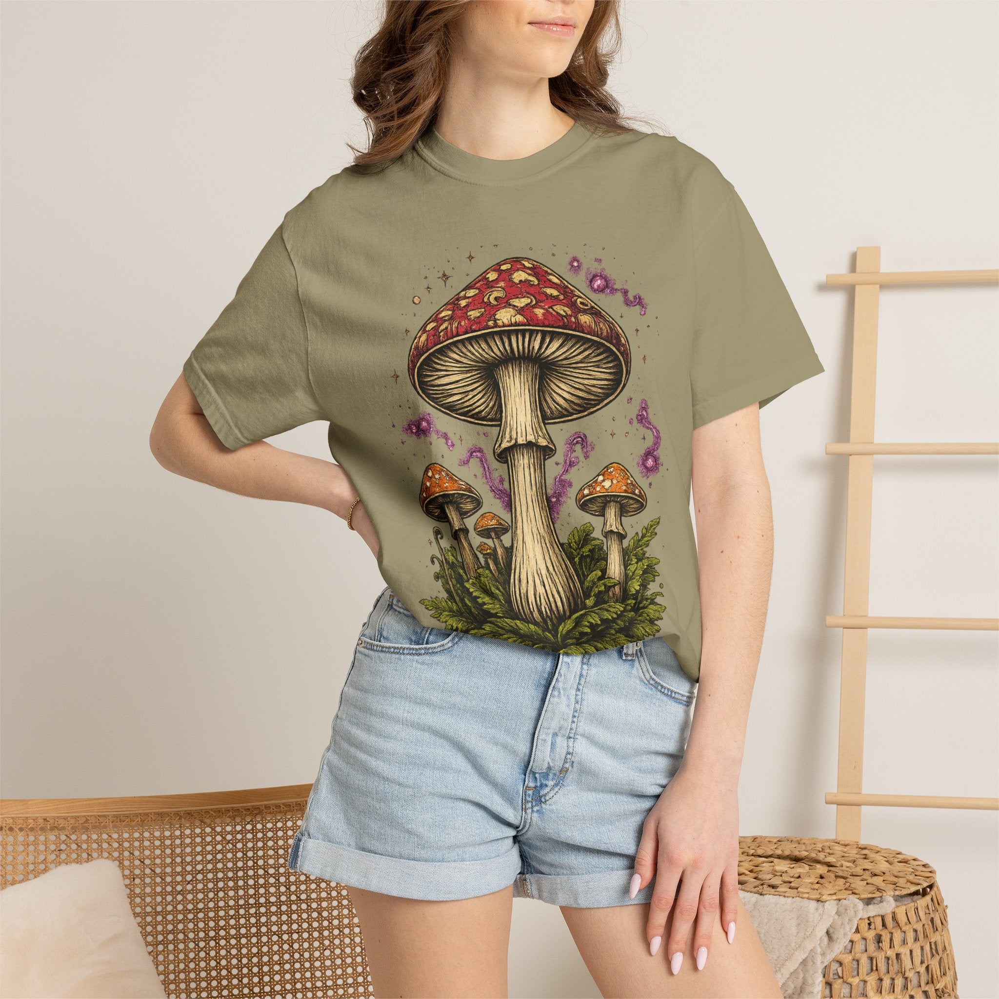 Mushroom Graphic T-Shirt