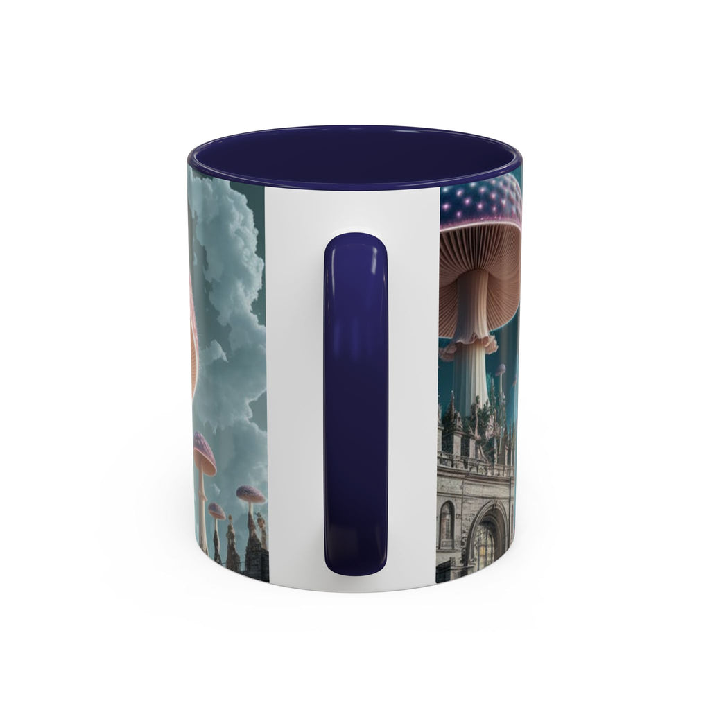 Mug: Mystical Glow Mushroom Coffee Mug — Psychedelic Fantasy Accent Mug