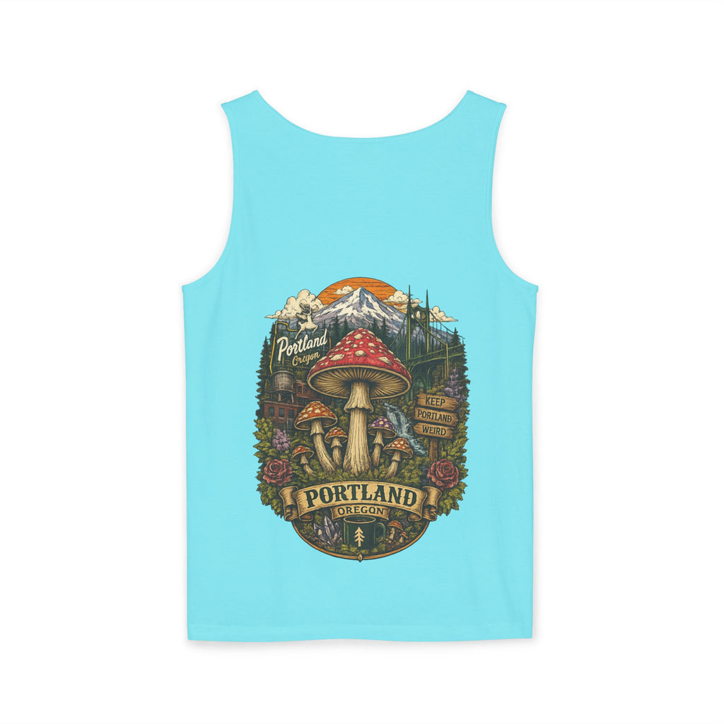 Mushroom Tank Top — Psychedelic & Portland Forest Graphic Tank