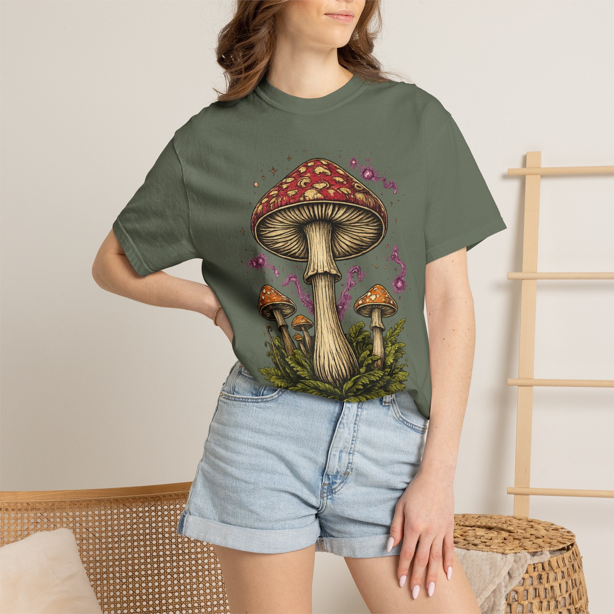 Mushroom Graphic T-Shirt