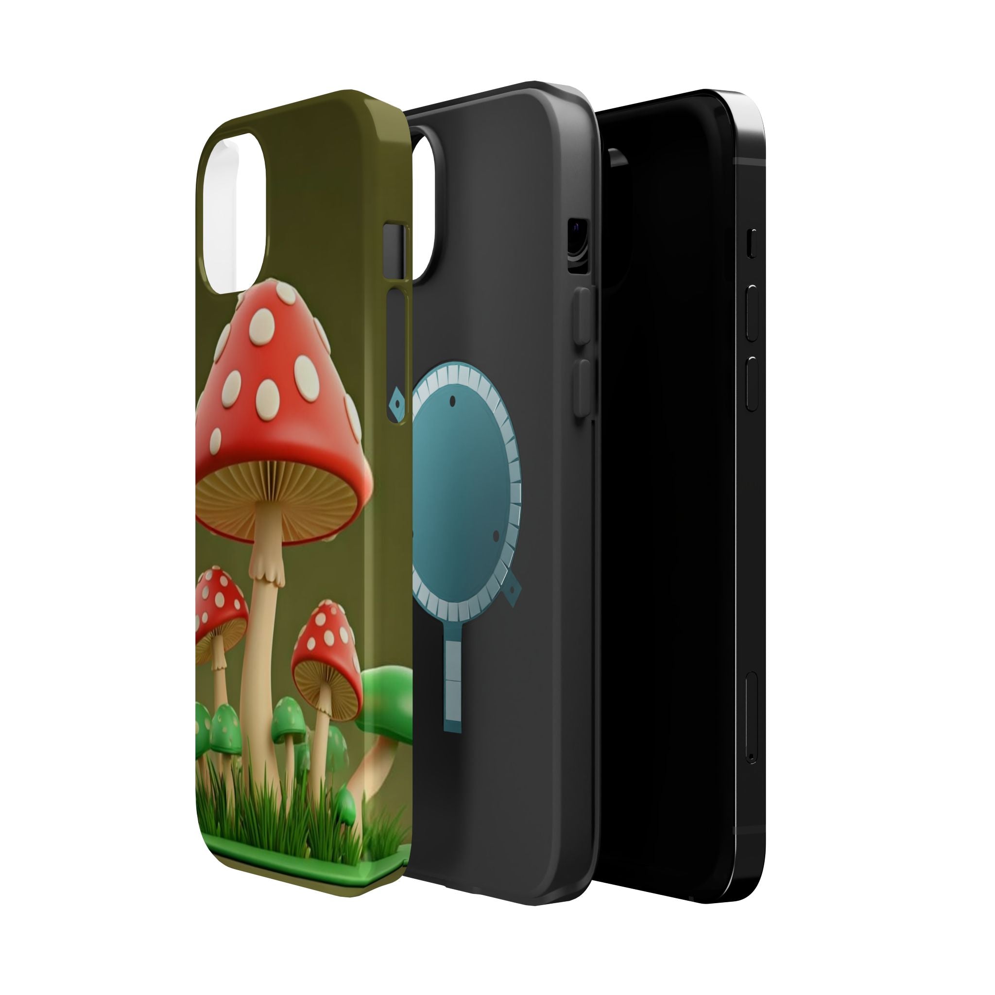 🍄🔥Golden Glow Mushroom Phone Case – Nature Meets Radiance" 🍄✨📱