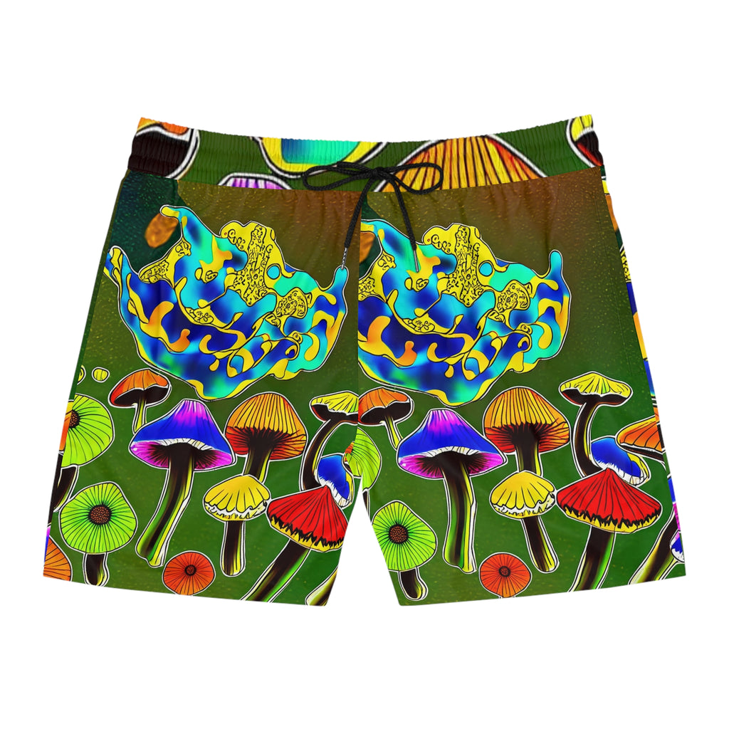 Bañador de Hongos Psicodélicos – Bañador Vibrante con Estampado Completo para Hombre