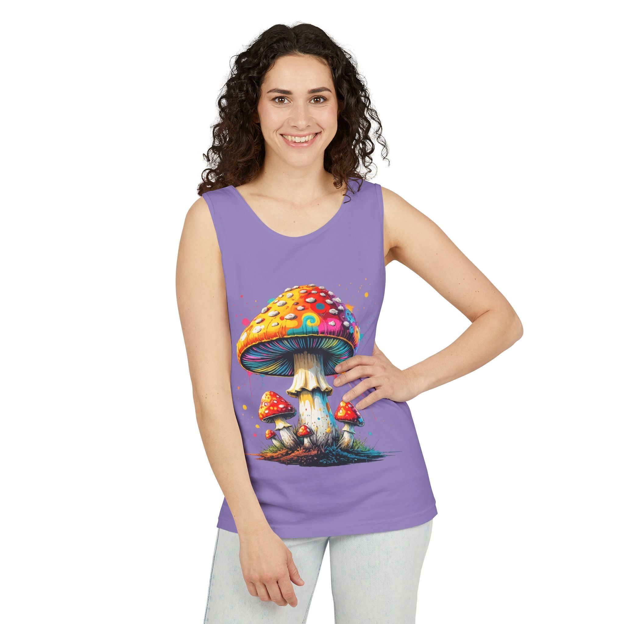 Mushroom Tank Top — Psychedelic & Portland Forest Graphic Tank