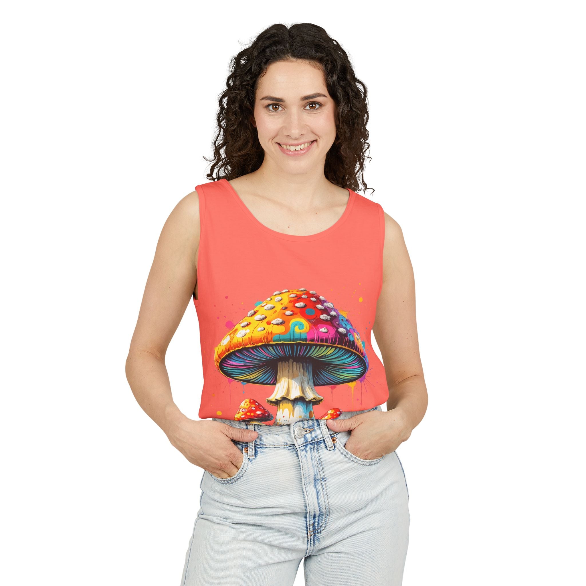Mushroom Tank Top — Psychedelic & Portland Forest Graphic Tank
