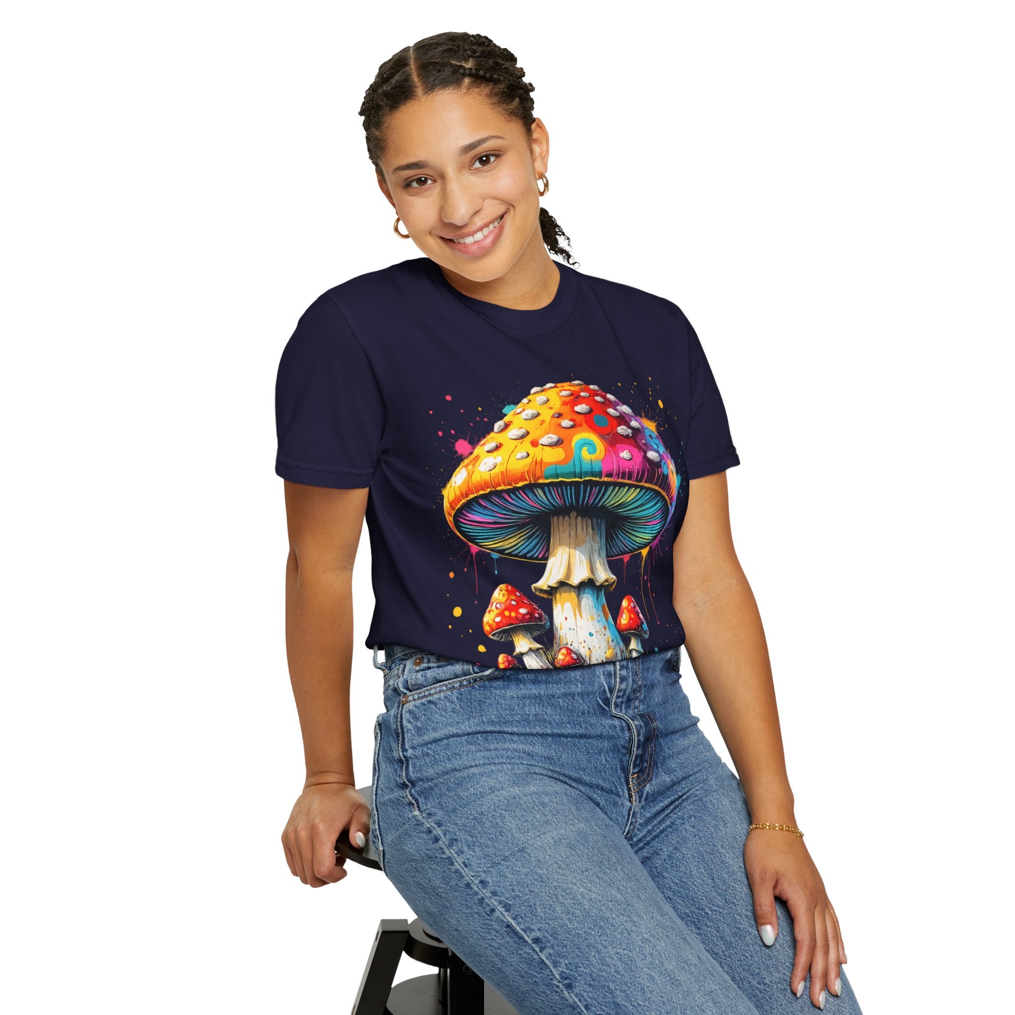 Lake Oswego Mushroom T-Shirt — Vintage Nature & Psychedelic Fungi Design