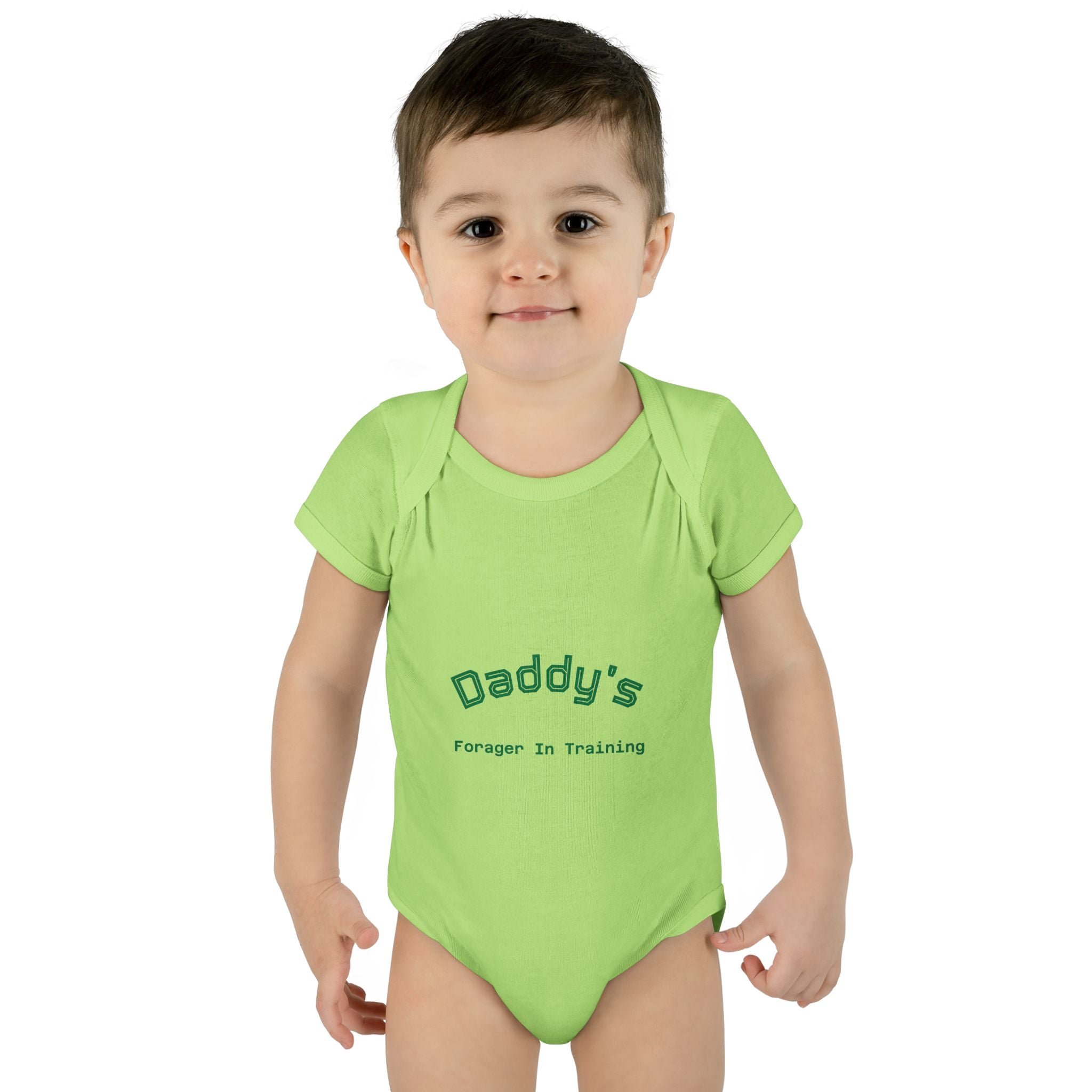 🍄👶 “Forest Friends” Baby Bodysuit One Piece