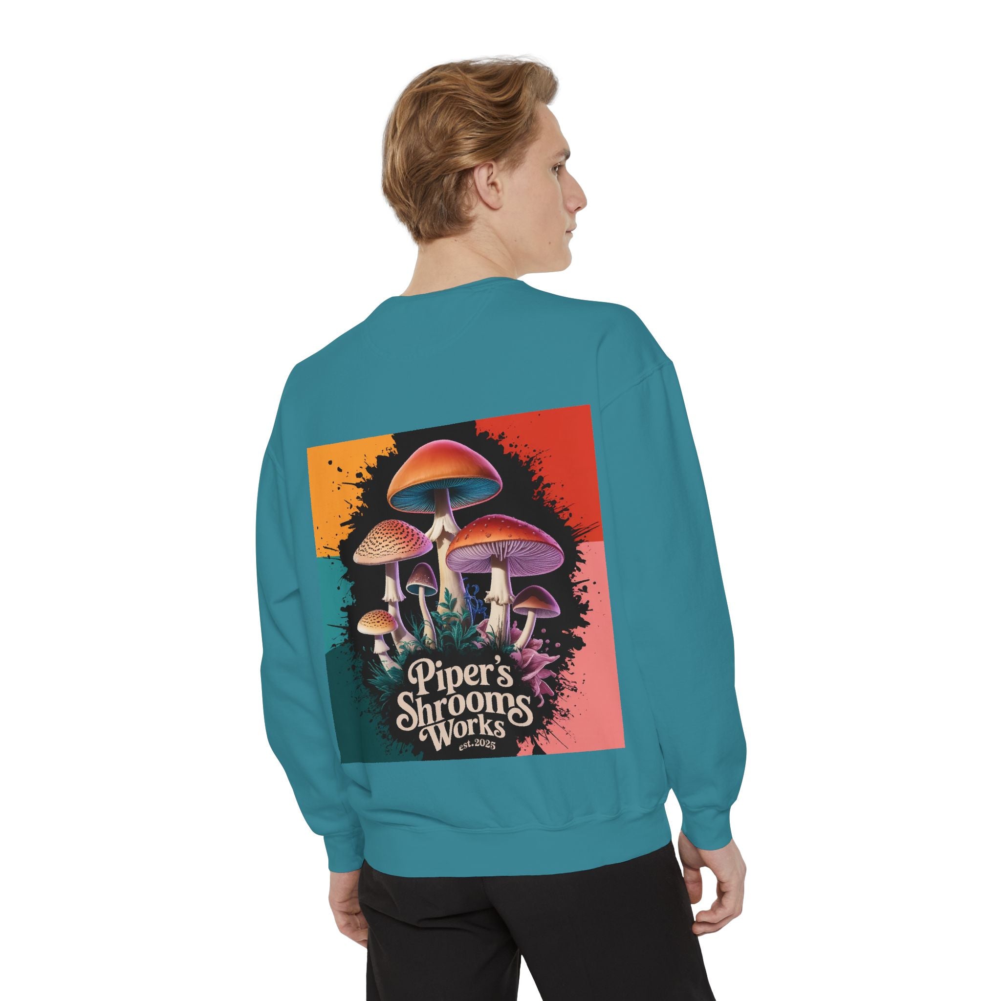 🦁 Lionheart & Shrooms Sweatshirt – Wear the Wild Within 🍄