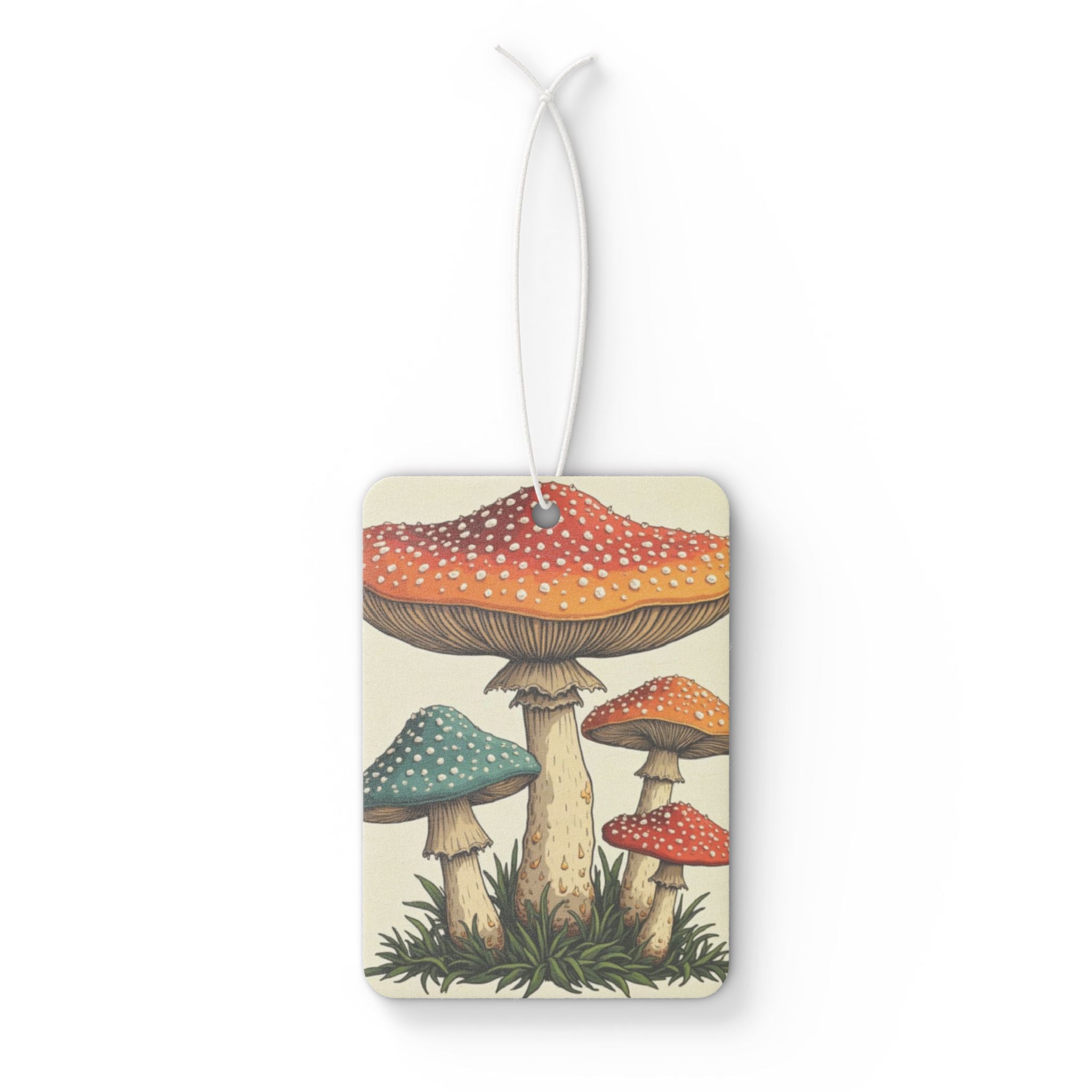 🍄🌈 “Spore Squad” Air Freshener – Happy Fungi Family Edition 👨‍👩‍👧‍👦🌿