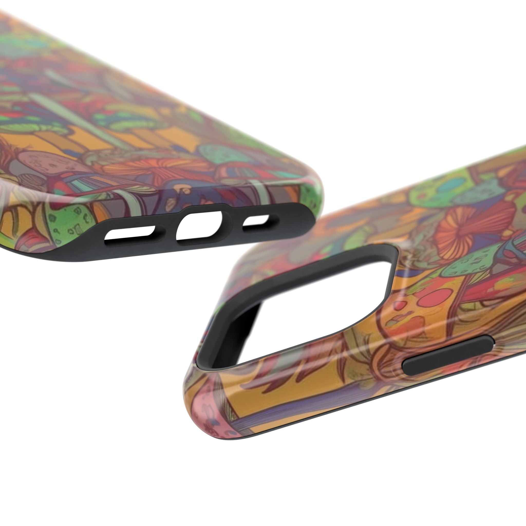 Mushroom Grove Impact-Resistant Case, Unique Phone Cover for Nature Lovers, Mushroom Art Gifts, Phone Accessories for Festivals, [...]