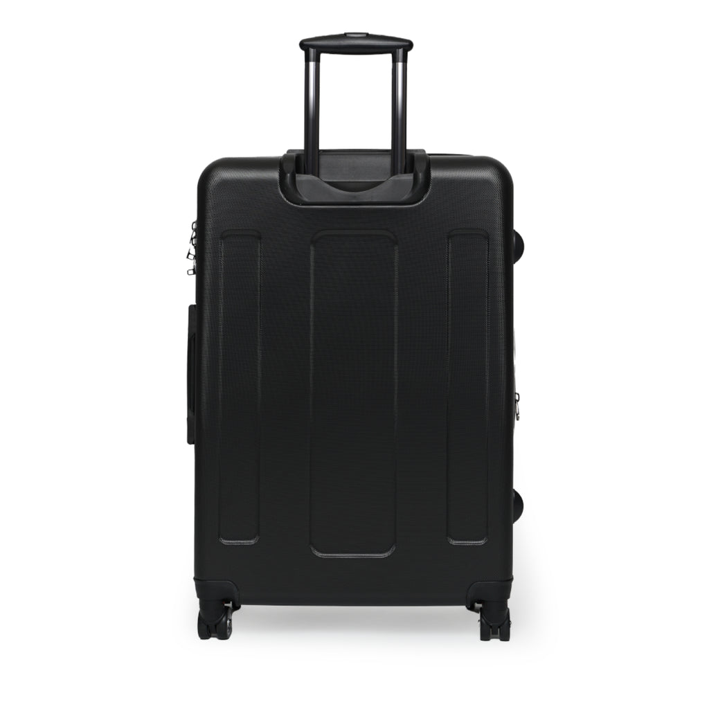 Botanical Mushroom Suitcase – Colorful Fungi Travel Luggage