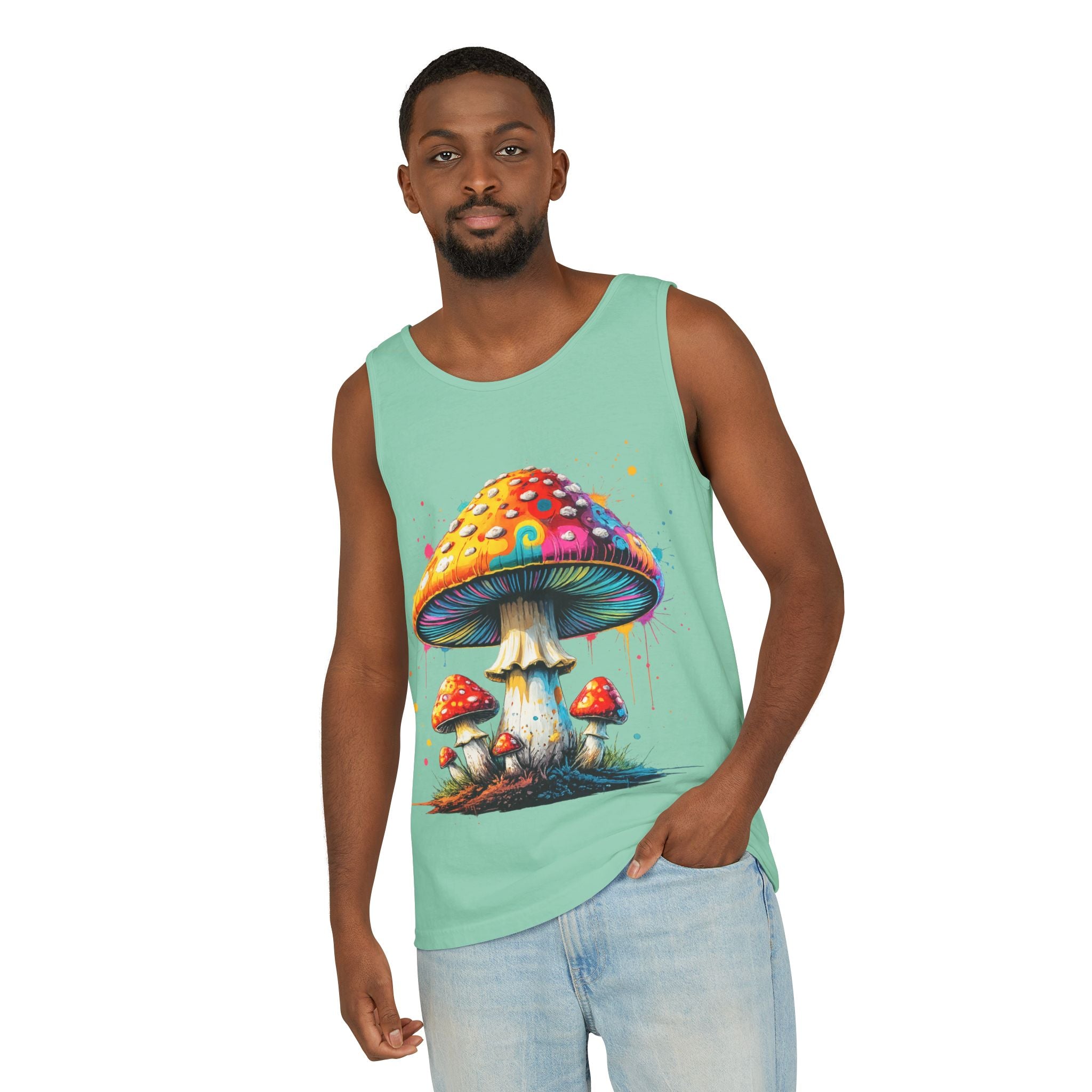 Mushroom Tank Top — Psychedelic & Portland Forest Graphic Tank