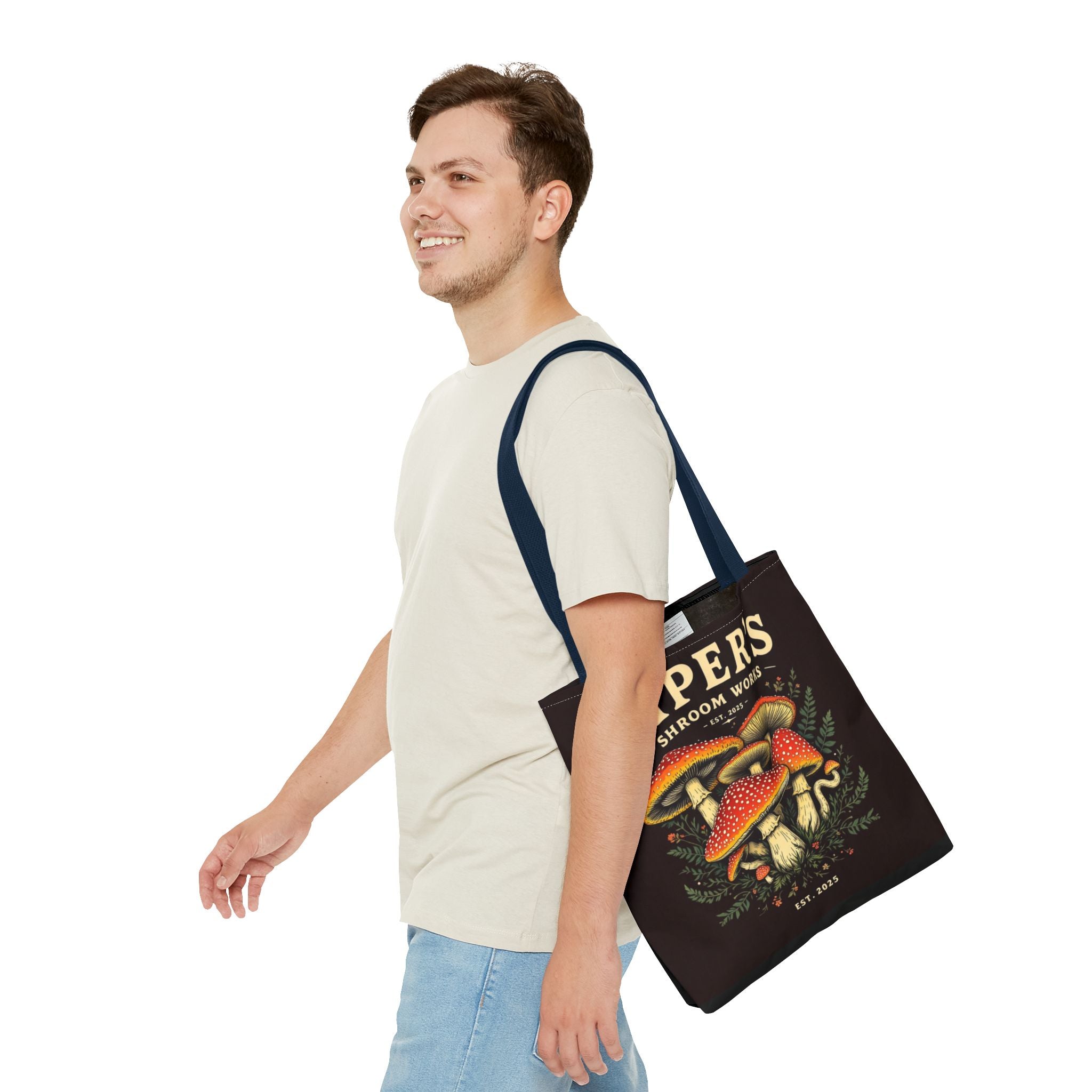 🍄 Piper’s Shroom Works Tote – Where Style Meets the Wild 🌿
