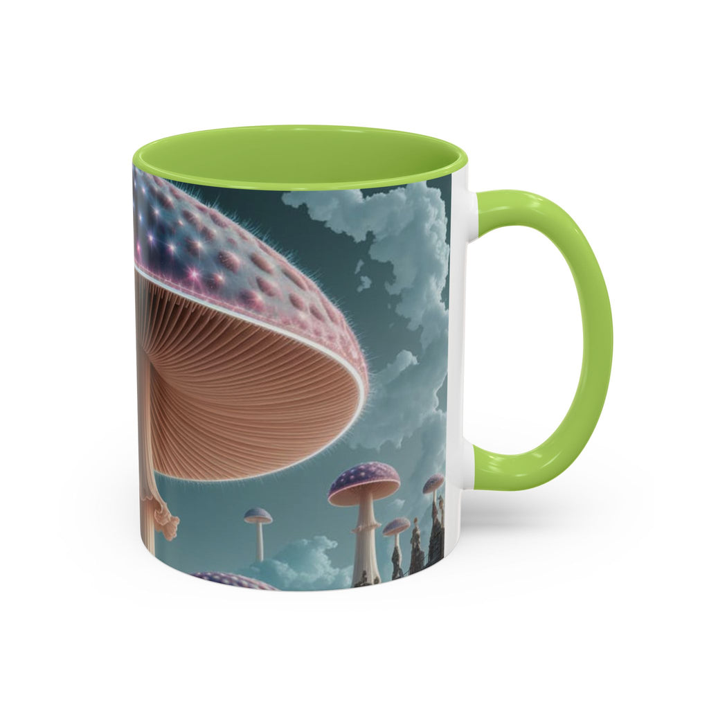 Mug: Mystical Glow Mushroom Coffee Mug — Psychedelic Fantasy Accent Mug