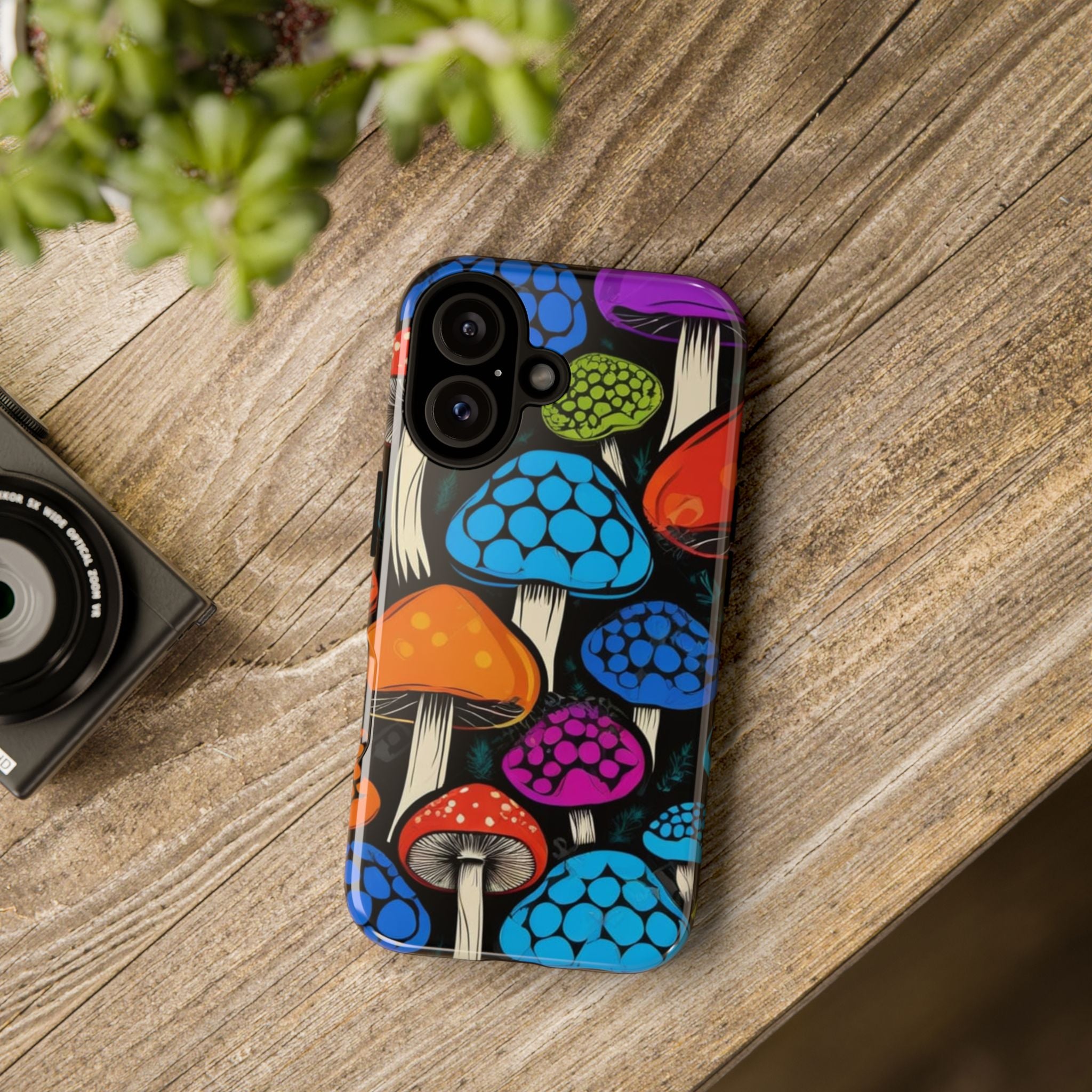 🍄 Shroom Pop iPhone Case – Protect Your Phone in Psychedelic Style 🌈📱