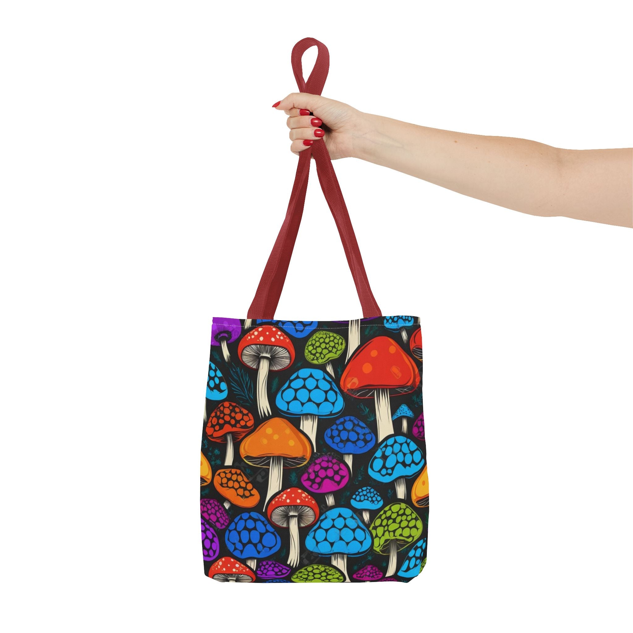 🌈 Color Pop Mushroom Tote – Carry Bold, Live Bright 🍄👜