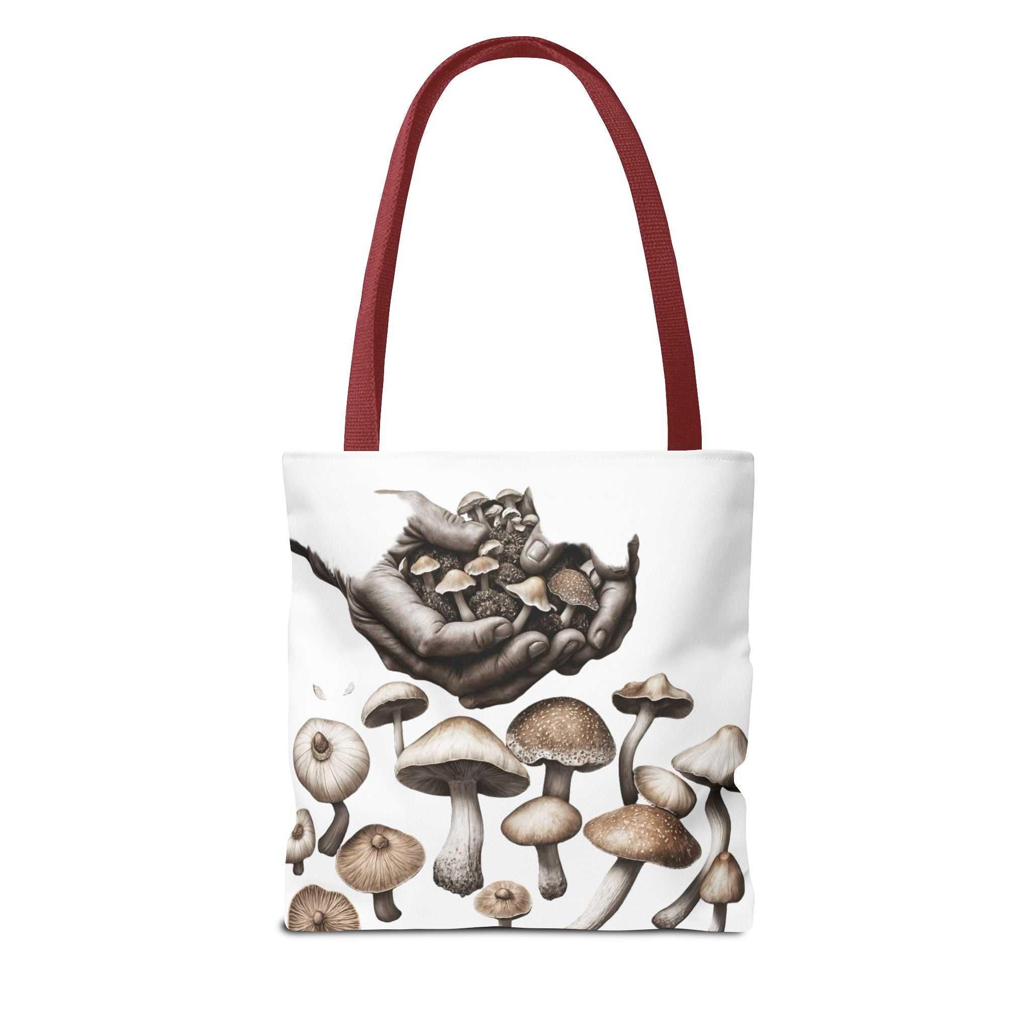 👐 “Harvested by Hand” Mushroom Tote – Carry Nature’s Story 🍄
