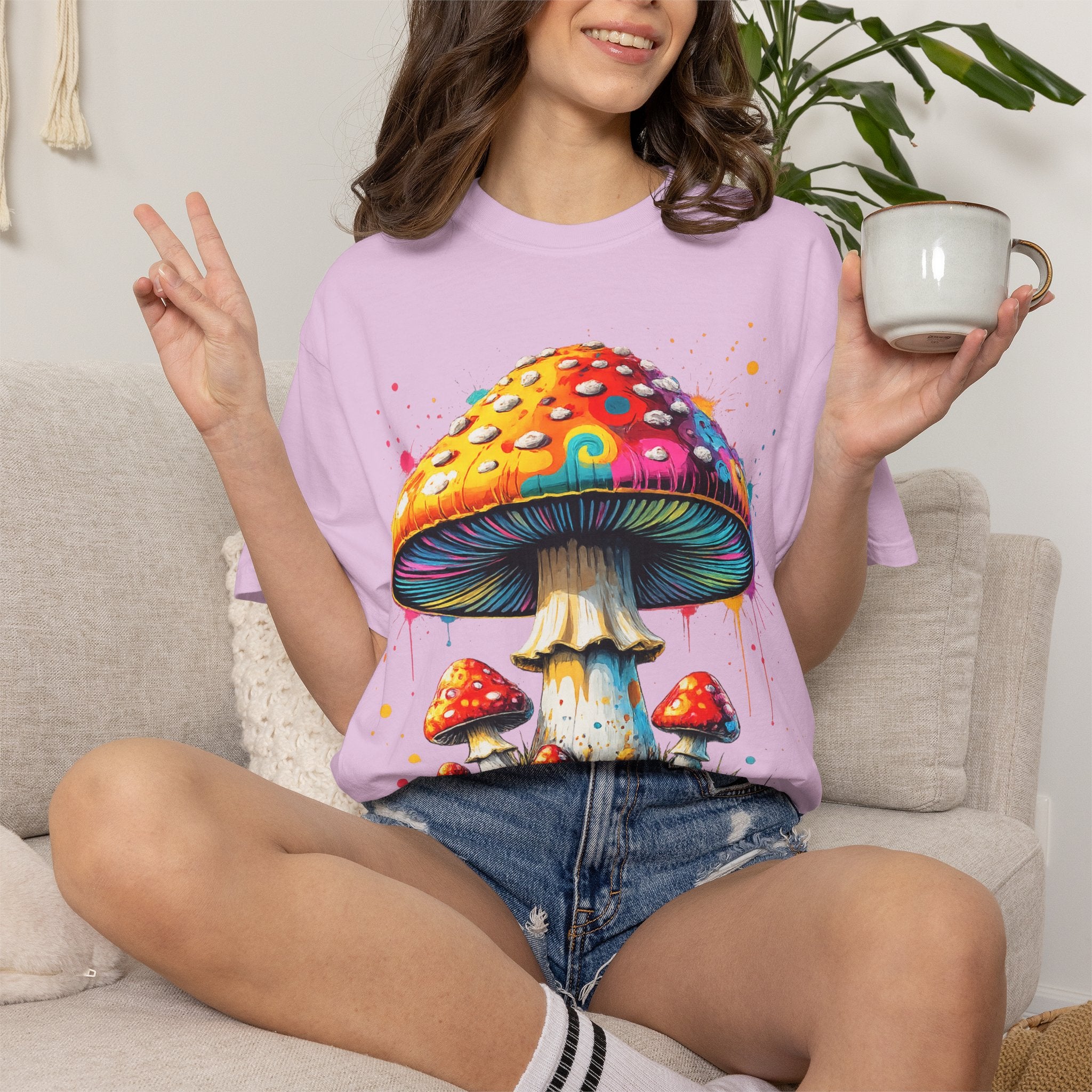 Lake Oswego Mushroom T-Shirt — Vintage Nature & Psychedelic Fungi Design