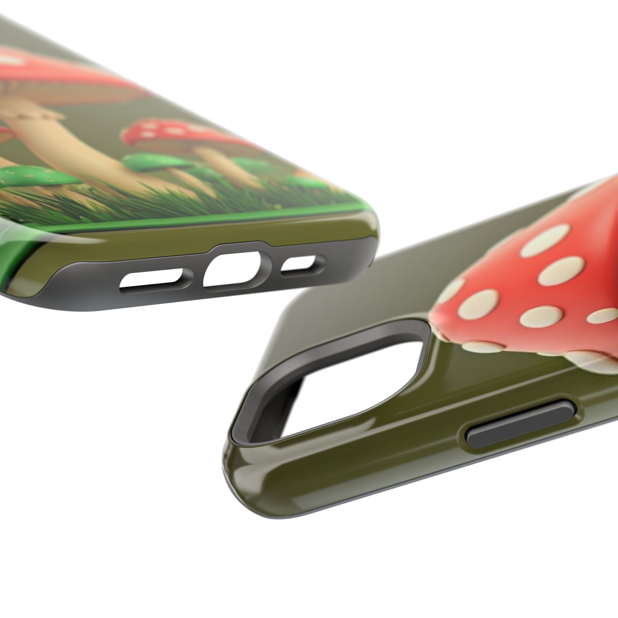 🍄🔥Golden Glow Mushroom Phone Case – Nature Meets Radiance" 🍄✨📱