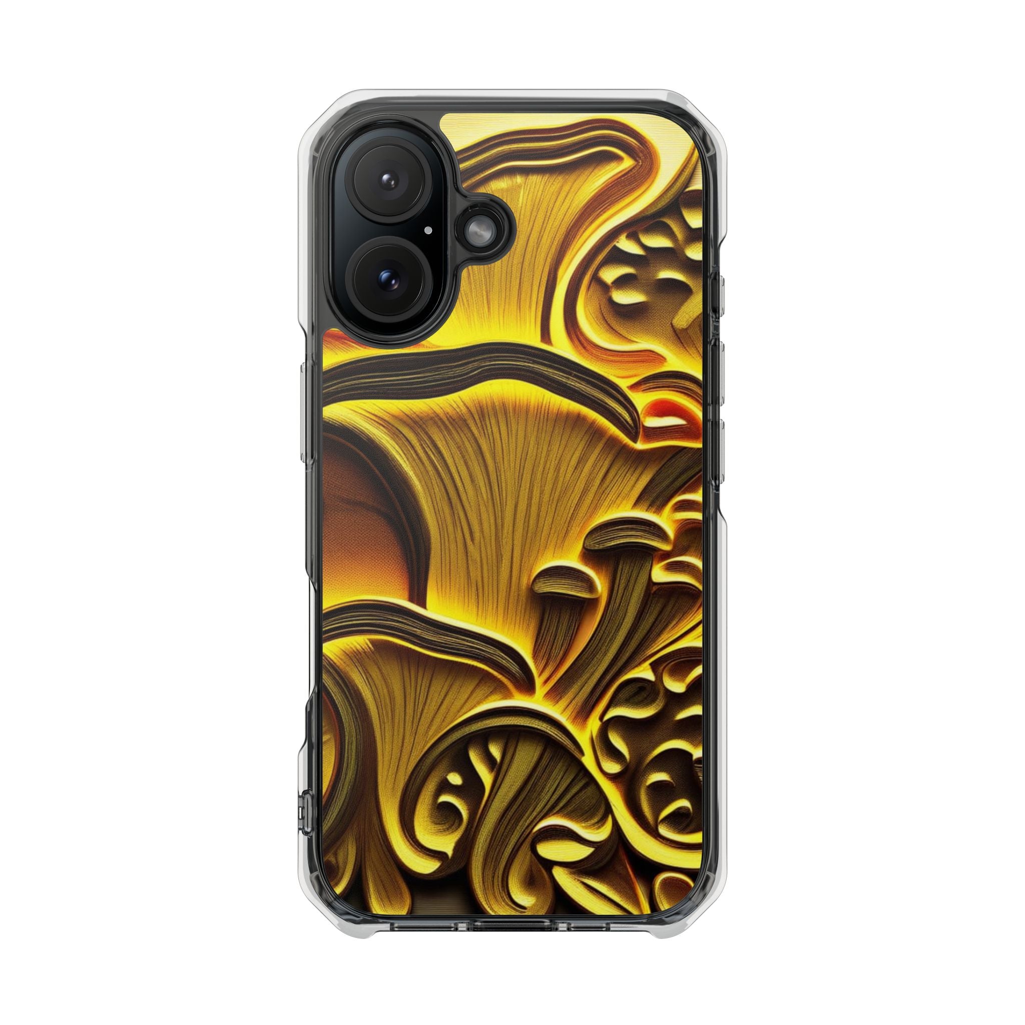 📱Golden Fungi Phone Case – Forest Glow Edition🍄✨📱
