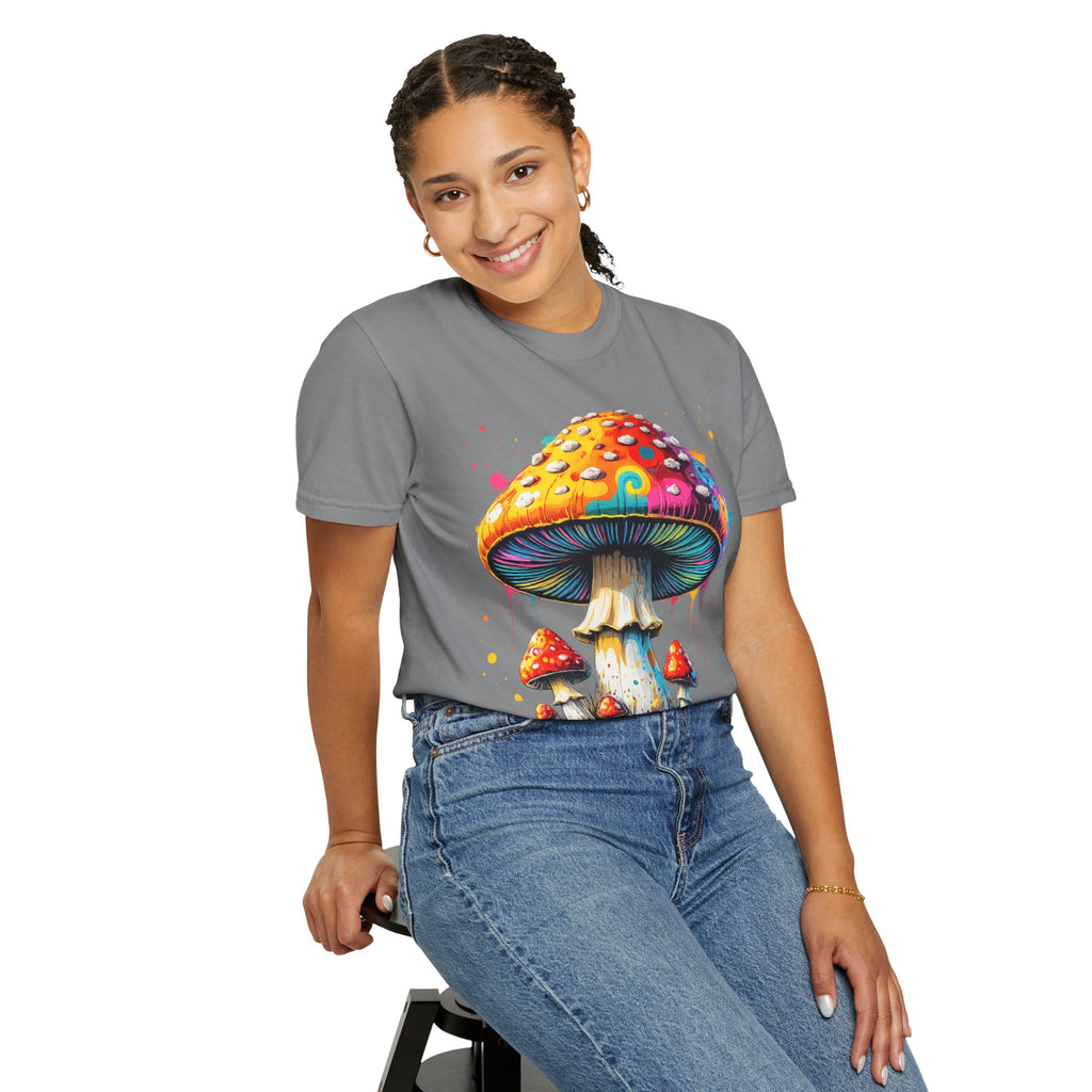 Lake Oswego Mushroom T-Shirt — Vintage Nature & Psychedelic Fungi Design