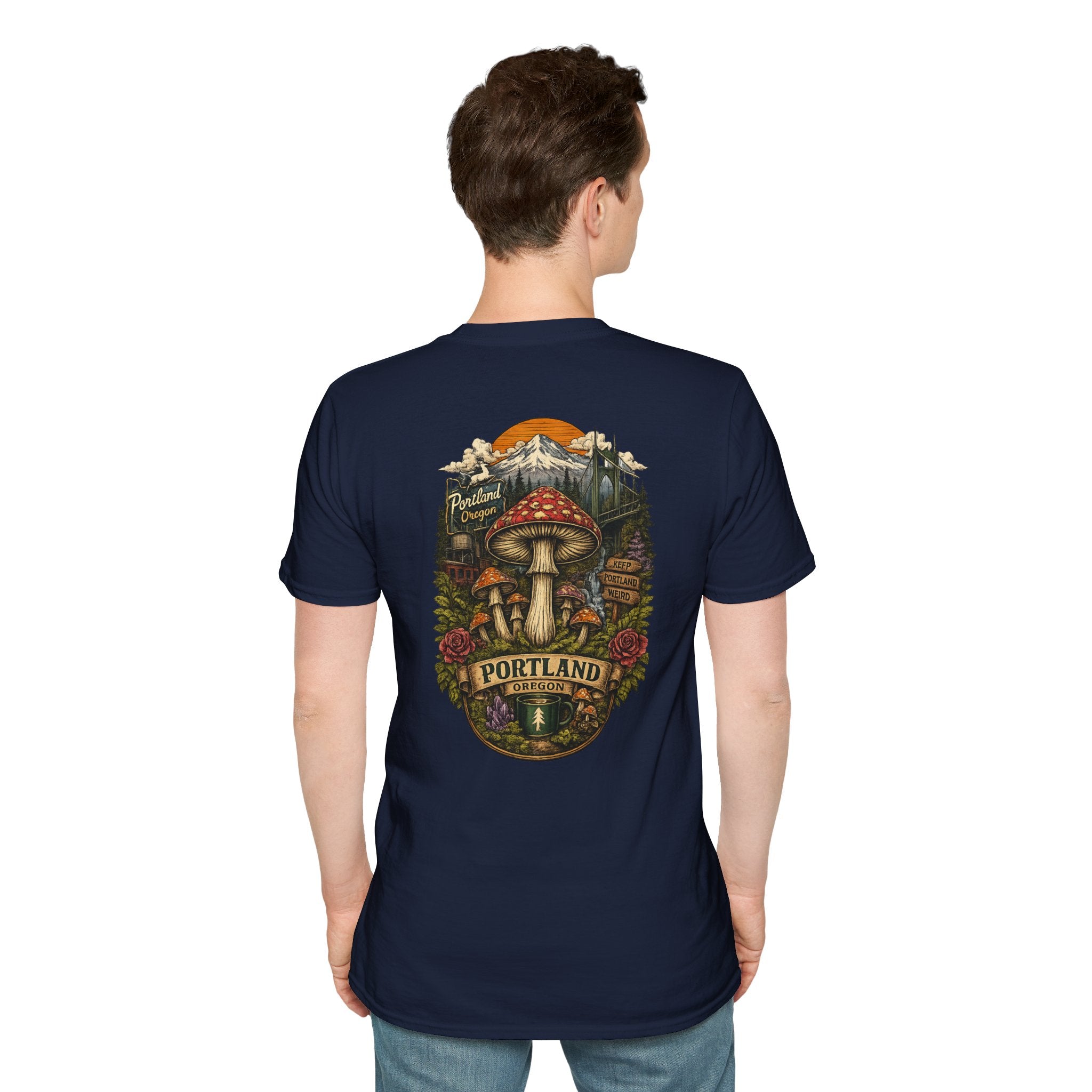 Mushroom Magic T-Shirt — Vintage Red Toadstool Illustration