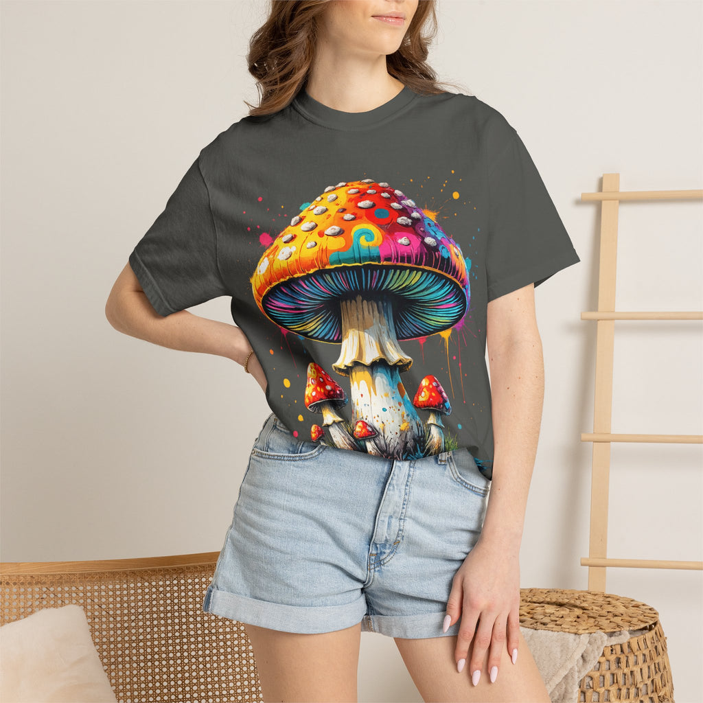 Lake Oswego Mushroom T-Shirt — Vintage Nature & Psychedelic Fungi Design