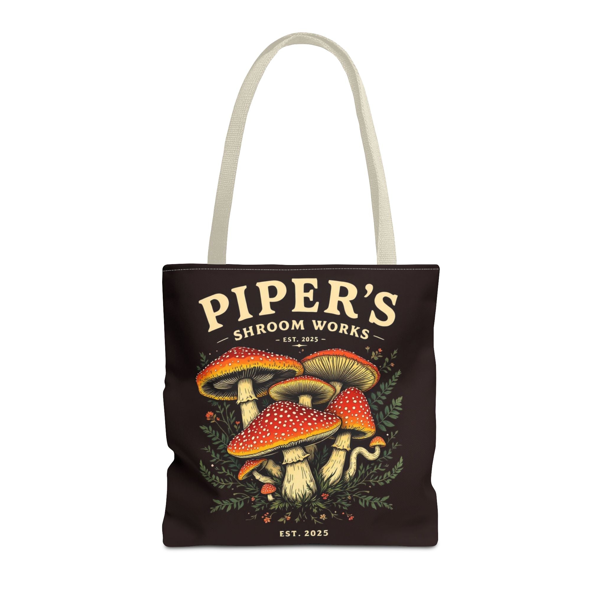🍄 Piper’s Shroom Works Tote – Where Style Meets the Wild 🌿