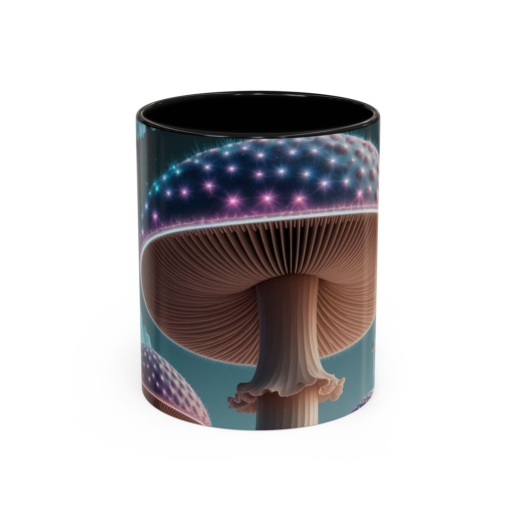 Mug: Mystical Glow Mushroom Coffee Mug — Psychedelic Fantasy Accent Mug
