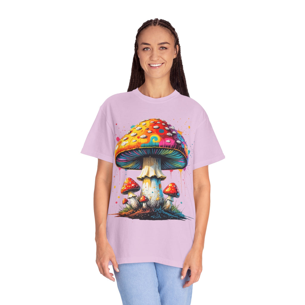 Lake Oswego Mushroom T-Shirt — Vintage Nature & Psychedelic Fungi Design