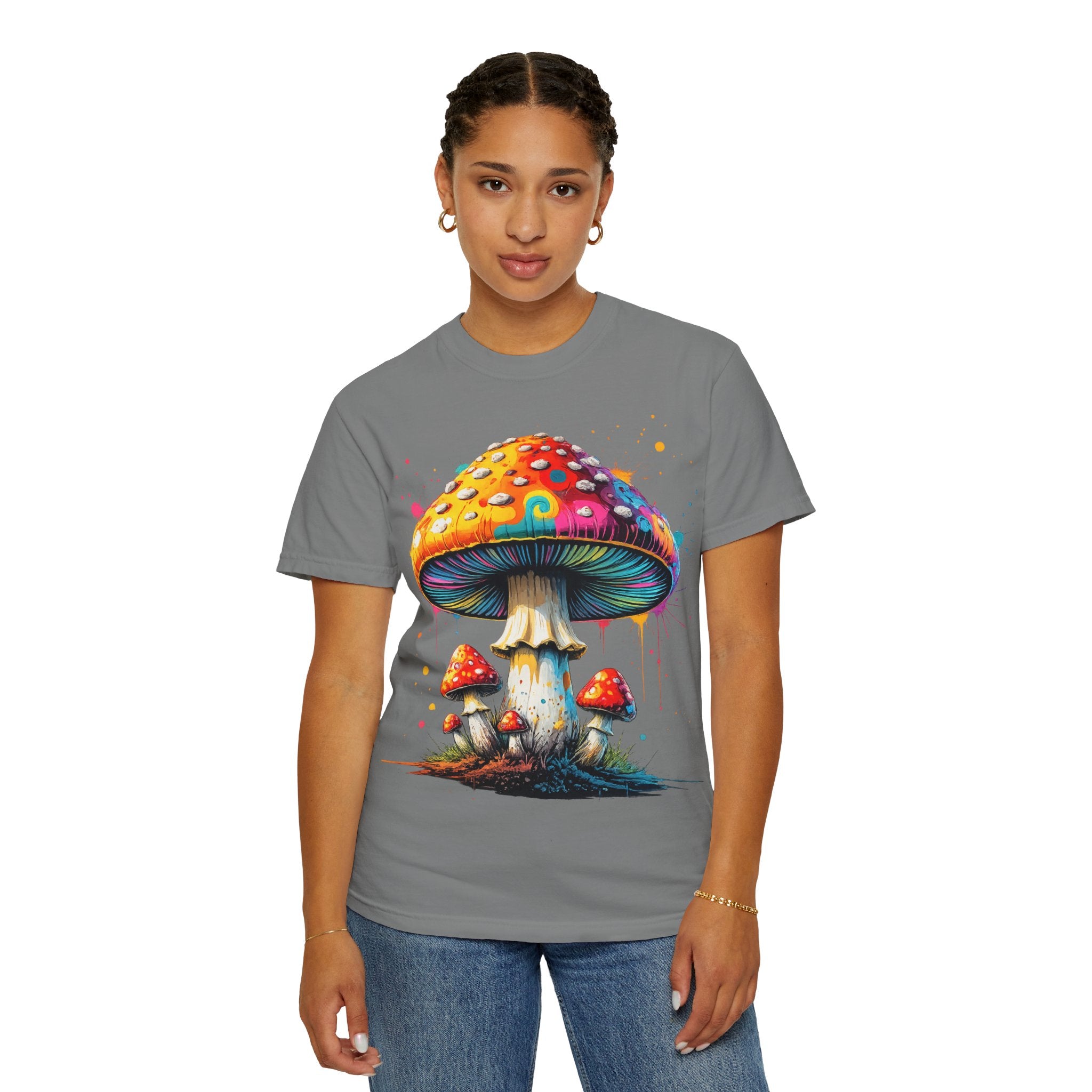 Lake Oswego Mushroom T-Shirt — Vintage Nature & Psychedelic Fungi Design
