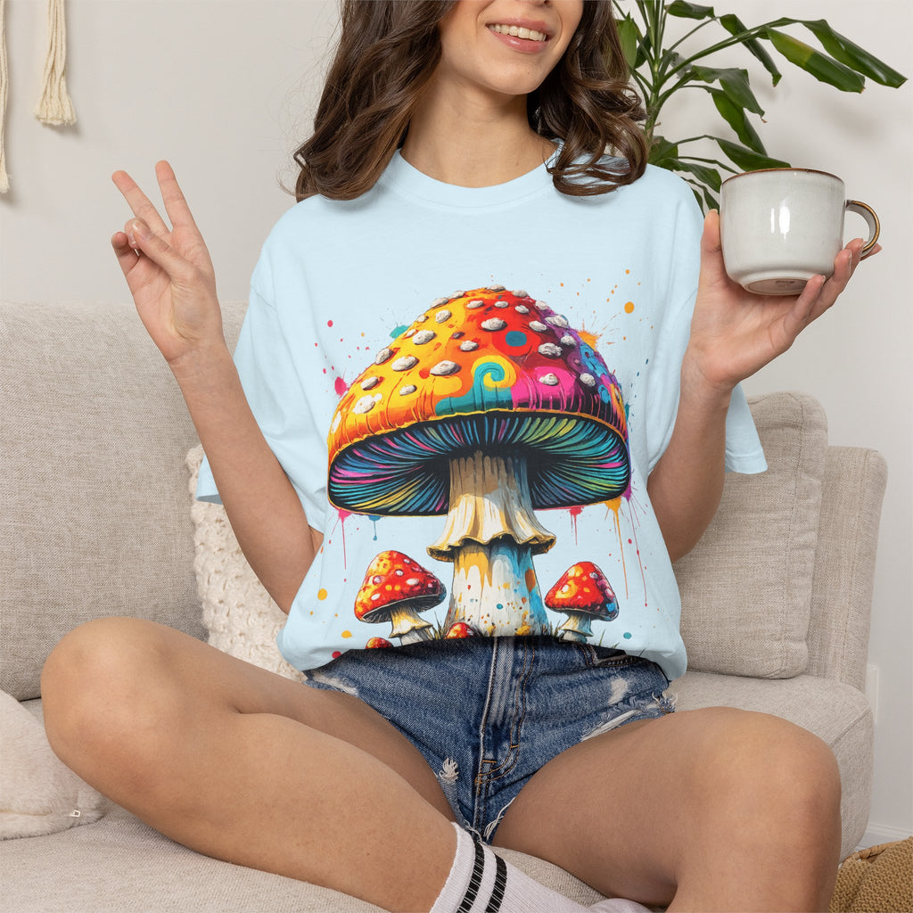 Lake Oswego Mushroom T-Shirt — Vintage Nature & Psychedelic Fungi Design