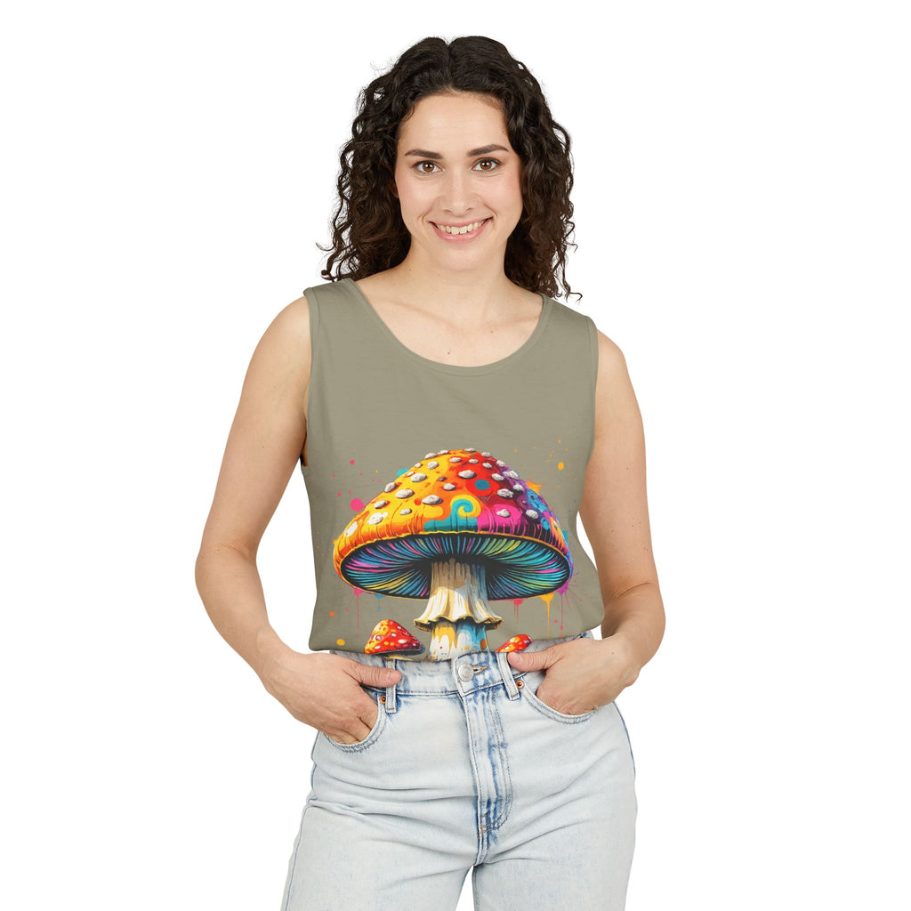 Mushroom Tank Top — Psychedelic & Portland Forest Graphic Tank