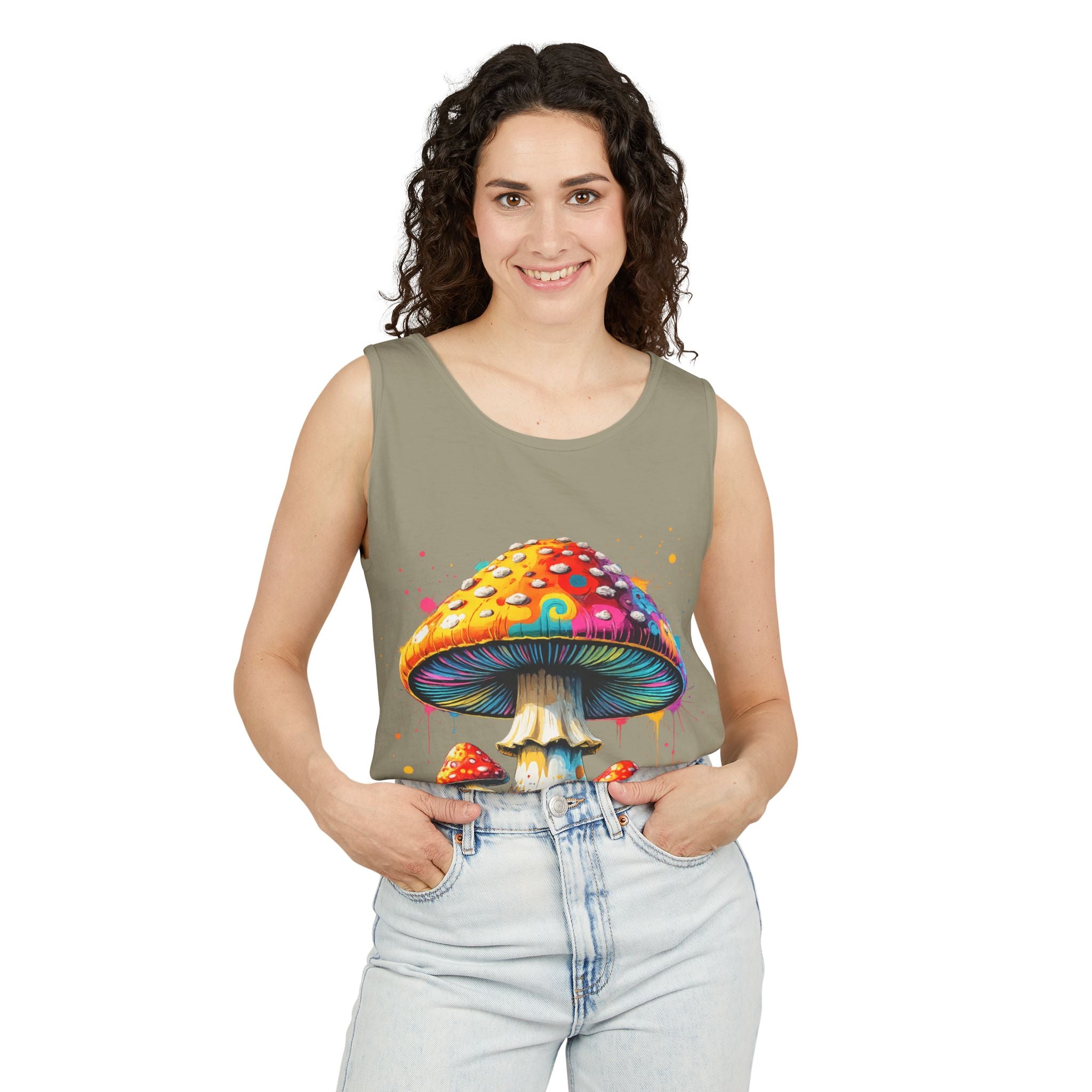 Mushroom Tank Top — Psychedelic & Portland Forest Graphic Tank