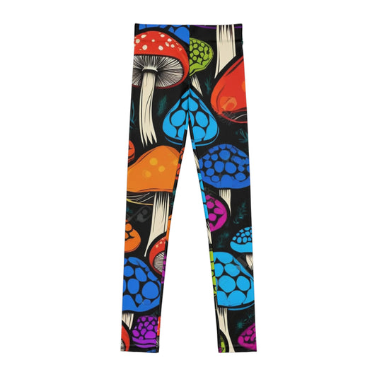 🍄 Bold Bloom Mushroom Leggings – Stand Out in Every Step!
