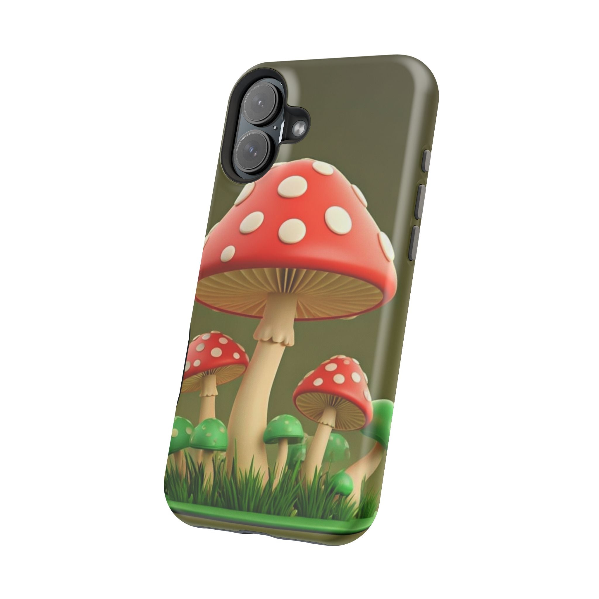 🍄🔥Golden Glow Mushroom Phone Case – Nature Meets Radiance" 🍄✨📱