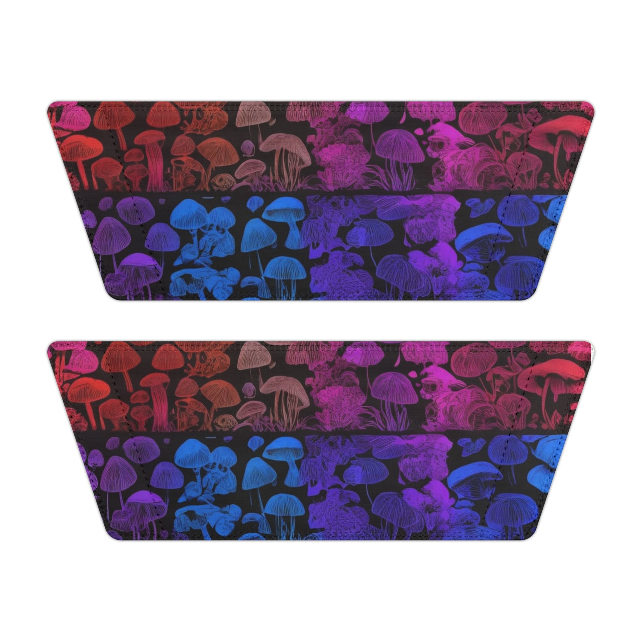 Men's Slide Sandals — Colorful Gradient Skull Pattern Removable-Strap Slides