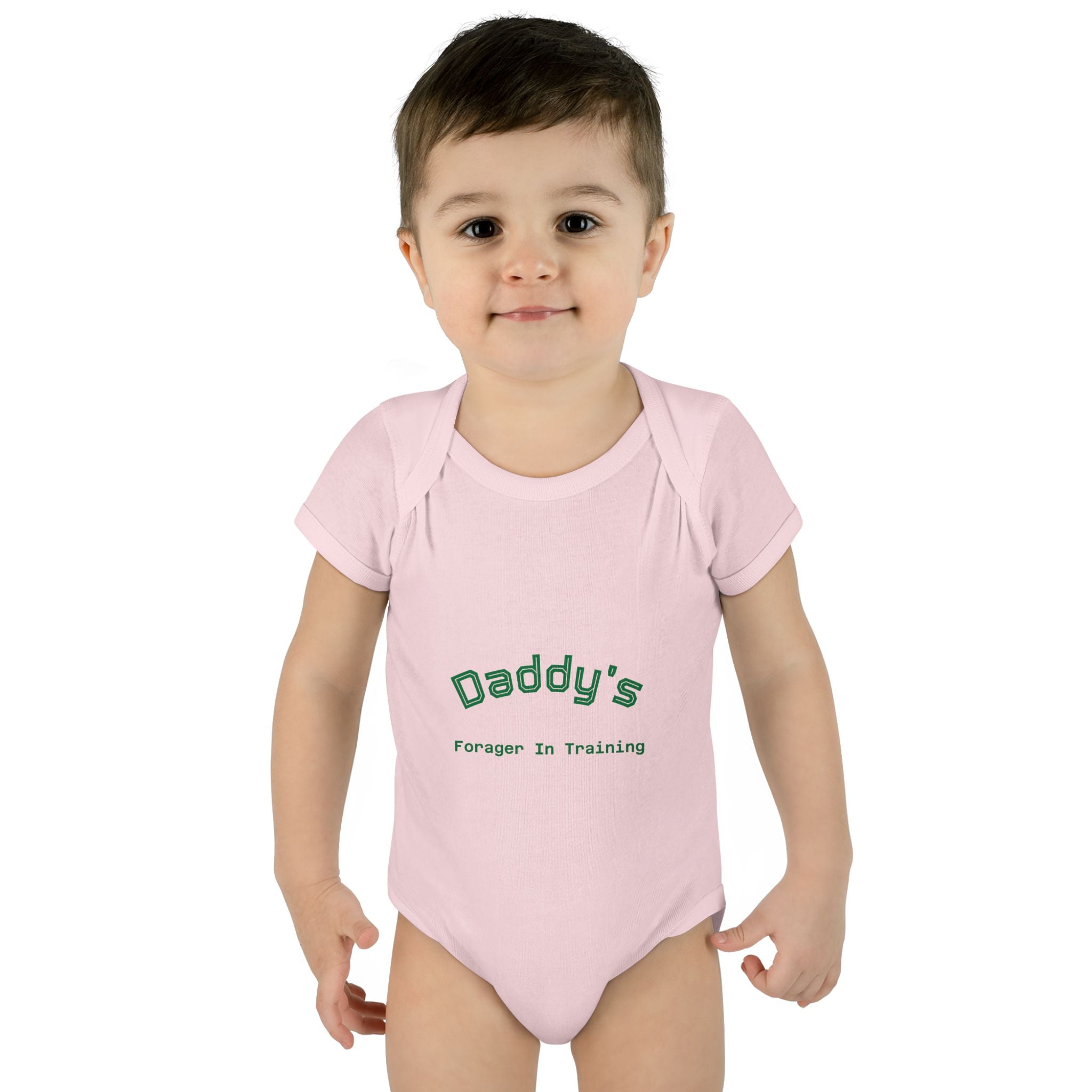 🍄👶 “Forest Friends” Baby Bodysuit One Piece