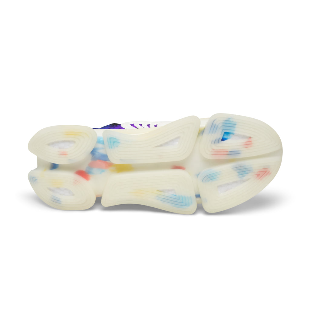 Colorful Tie-Dye Mesh Sneakers — Men's Athletic Fashion Shoes