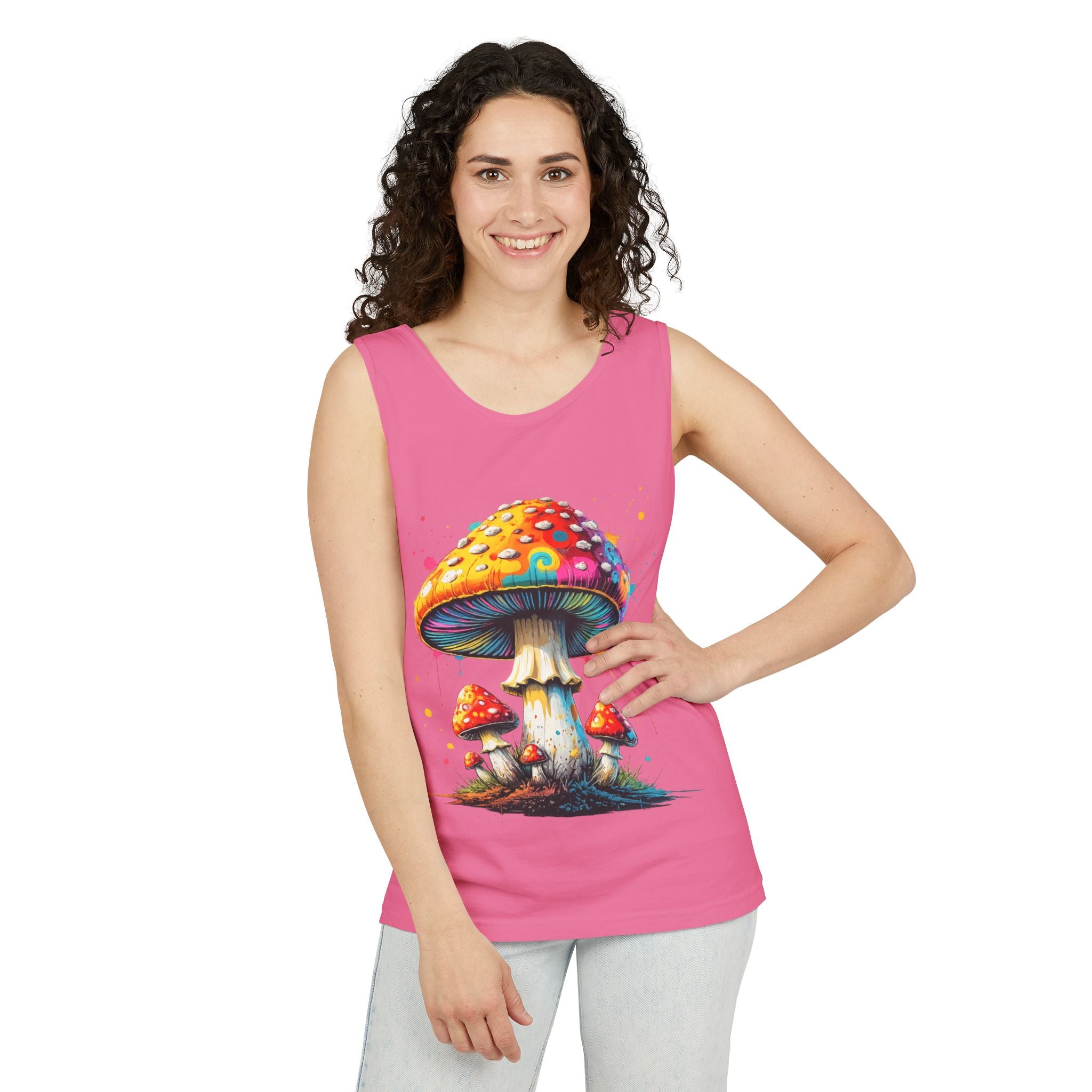 Mushroom Tank Top — Psychedelic & Portland Forest Graphic Tank