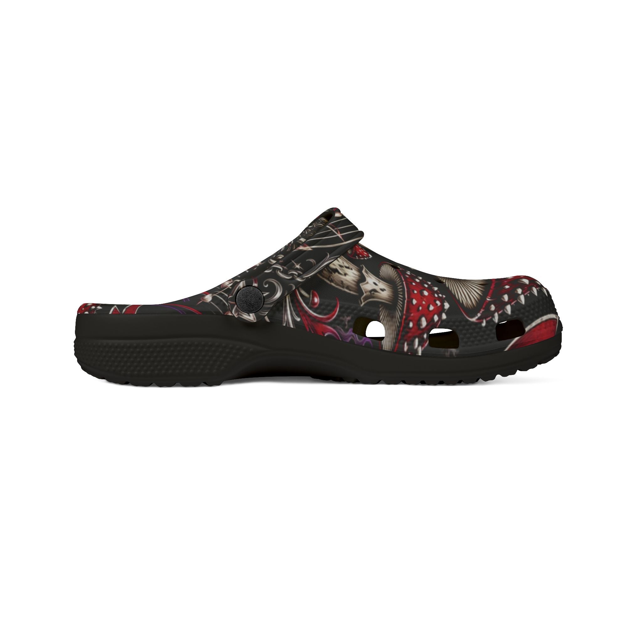 Mushroom Pattern EVA Clogs – Red Toadstool Garden Shoe