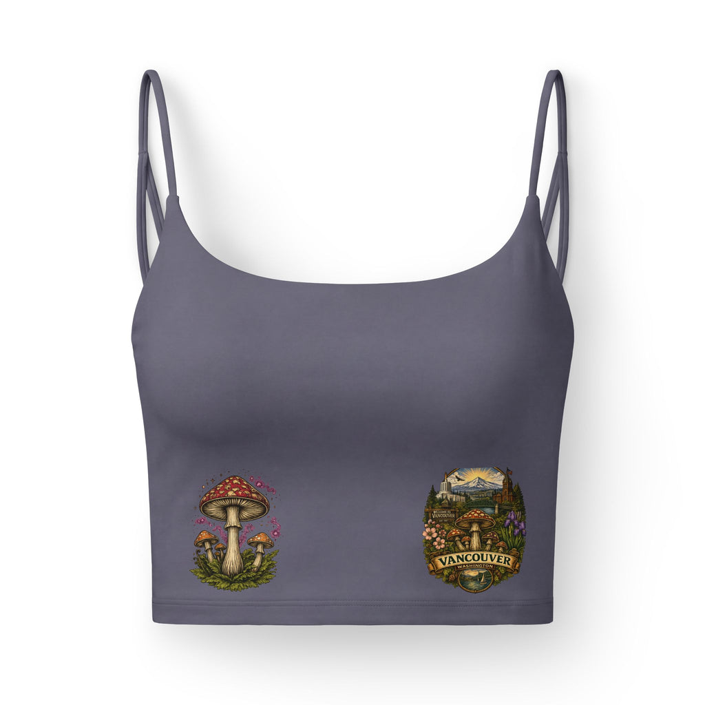 Mushroom Garden Luxe Bra — Vancouver Botanical Crop Top