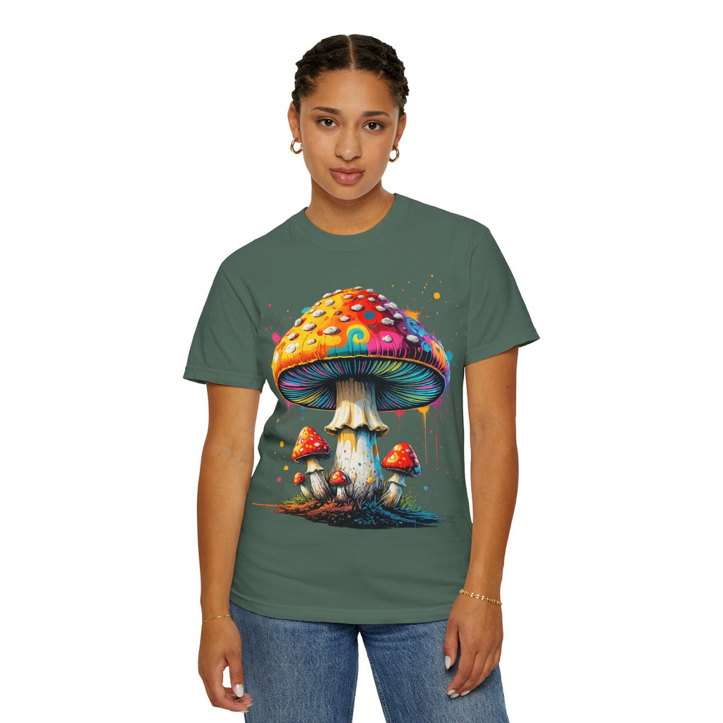 Lake Oswego Mushroom T-Shirt — Vintage Nature & Psychedelic Fungi Design